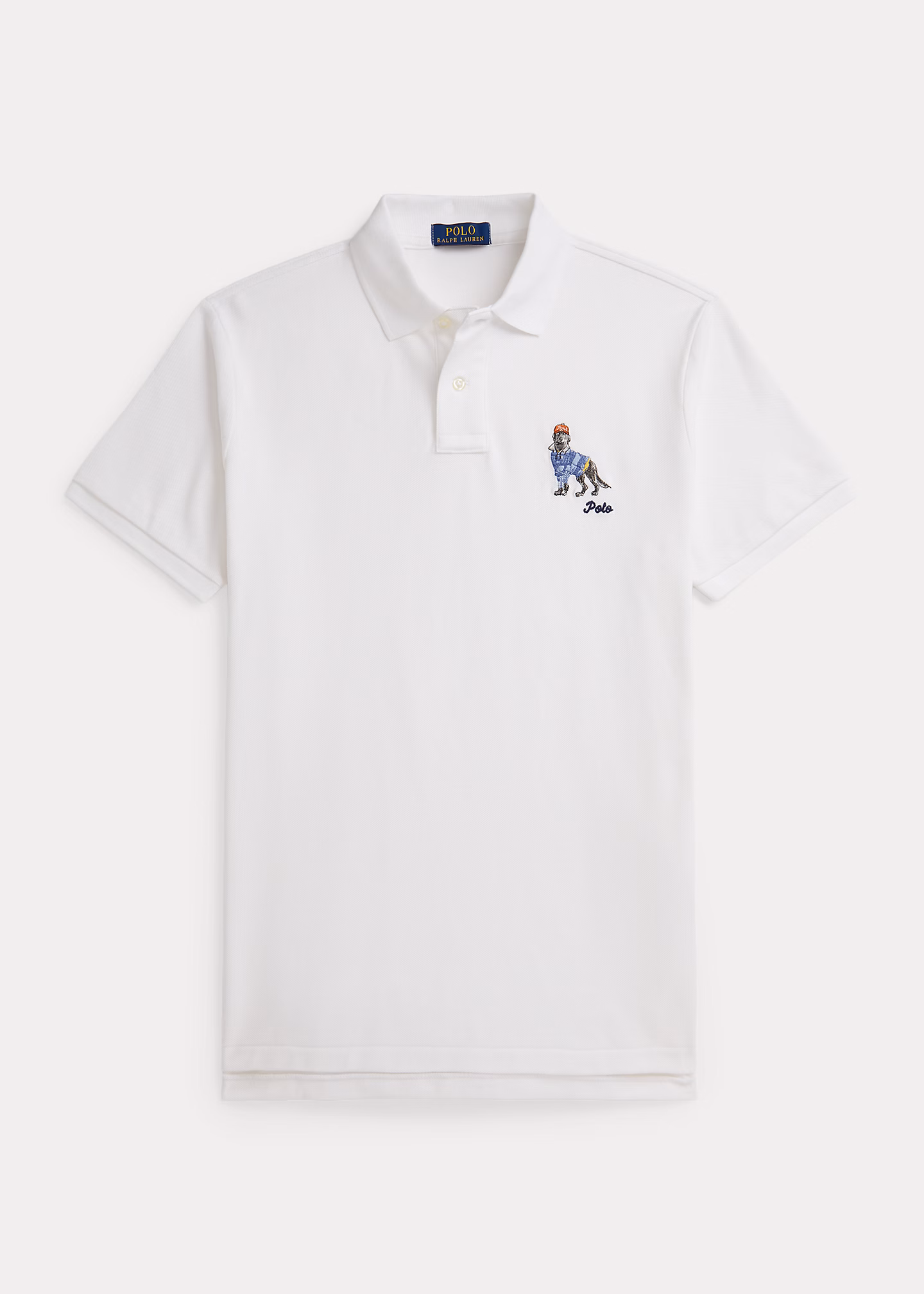 Custom-Slim-Fit Poloshirt mit Stickerei - RALPH LAUREN OUTLET