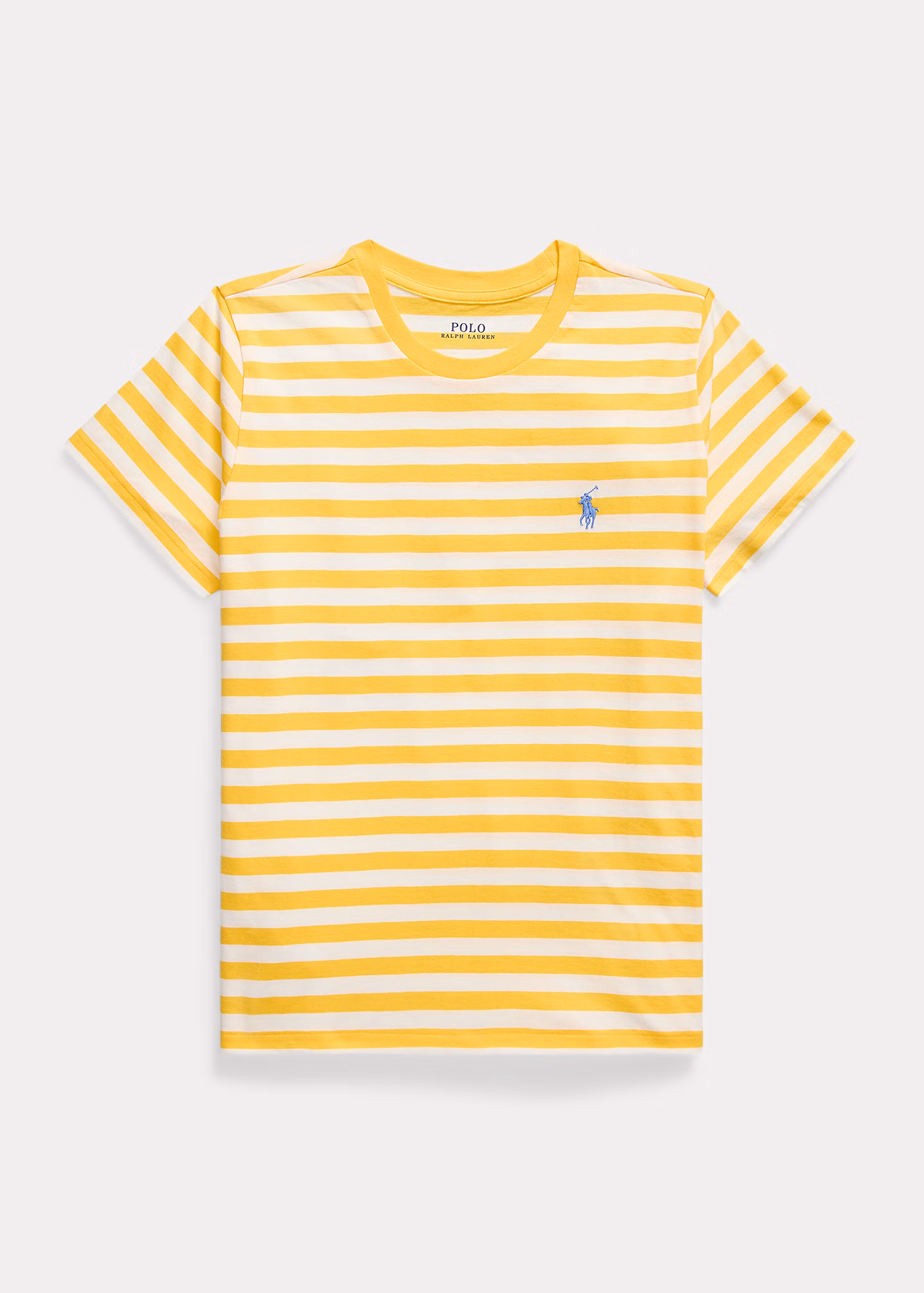 Gestreiftes Baumwolljersey-T-Shirt - RALPH LAUREN OUTLET