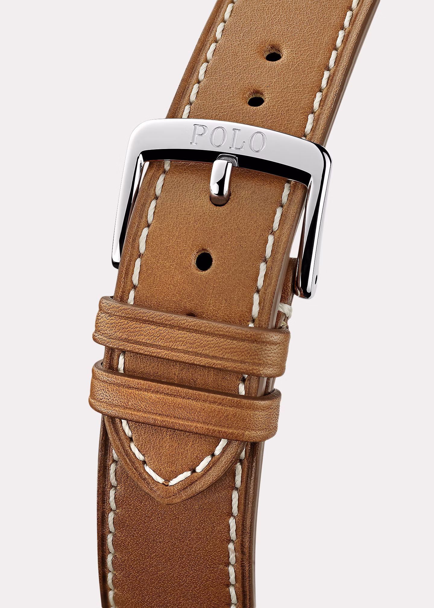 Stahl-Armbanduhr Polo Player in Schwarz - RALPH LAUREN OUTLET