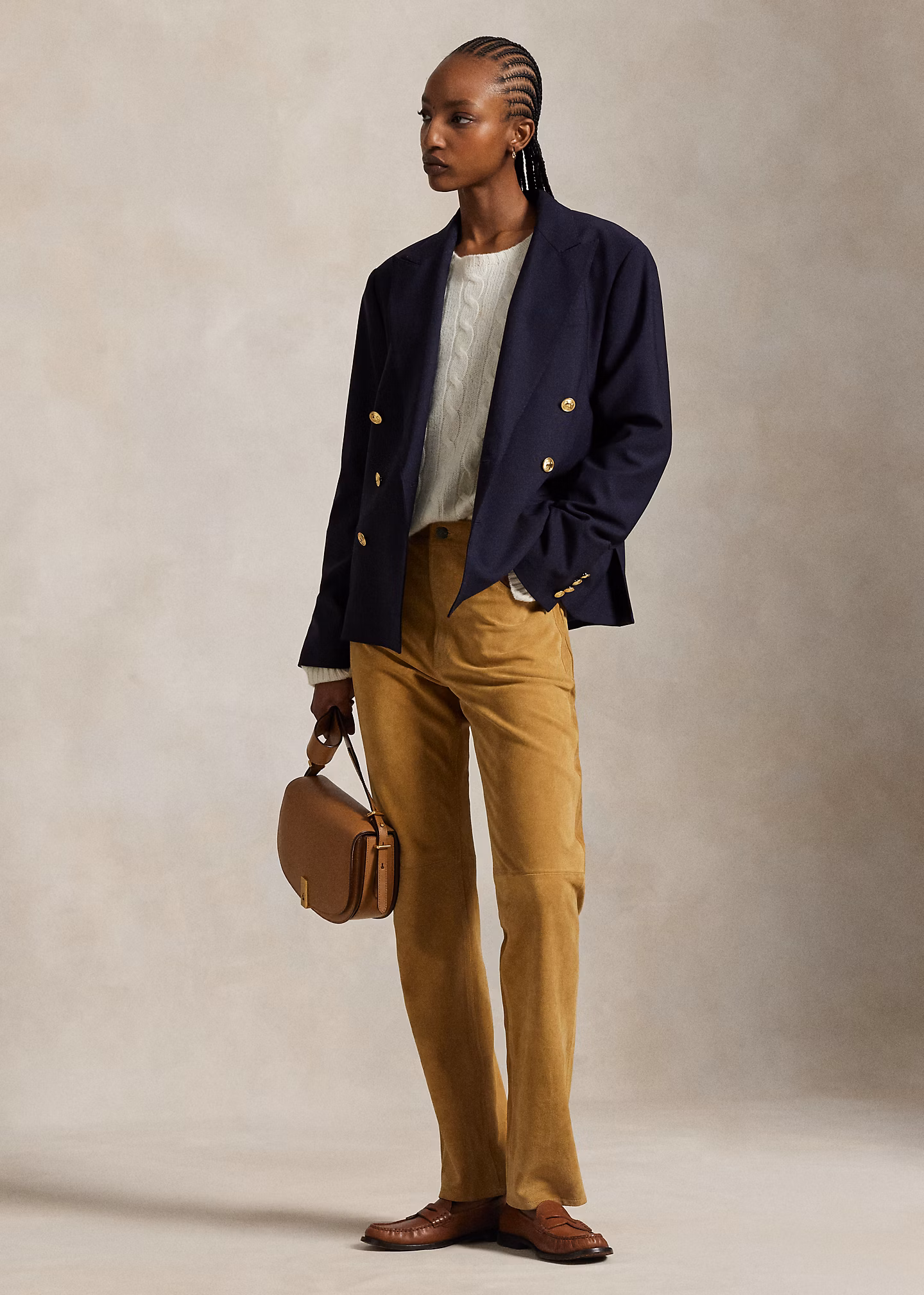 Relaxed-Straight-Fit Hose aus Wildleder - RALPH LAUREN OUTLET