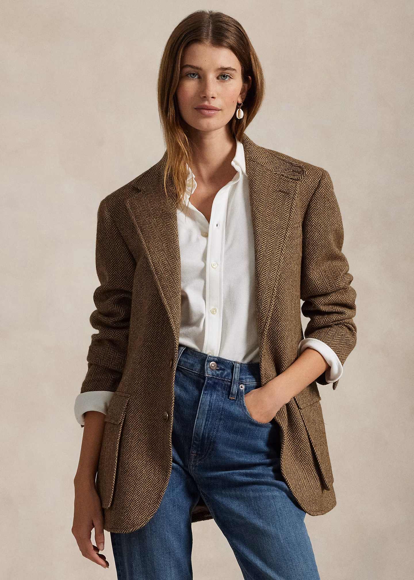 Die Tweedjacke RL67 mit Fischgratmuster - RALPH LAUREN OUTLET