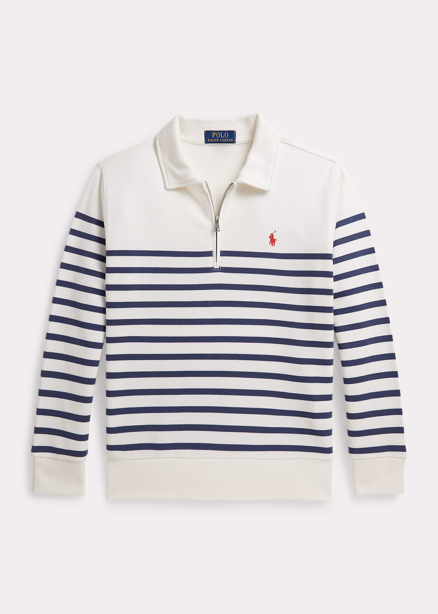 Gestreiftes Sweatshirt aus French-Terry - RALPH LAUREN OUTLET