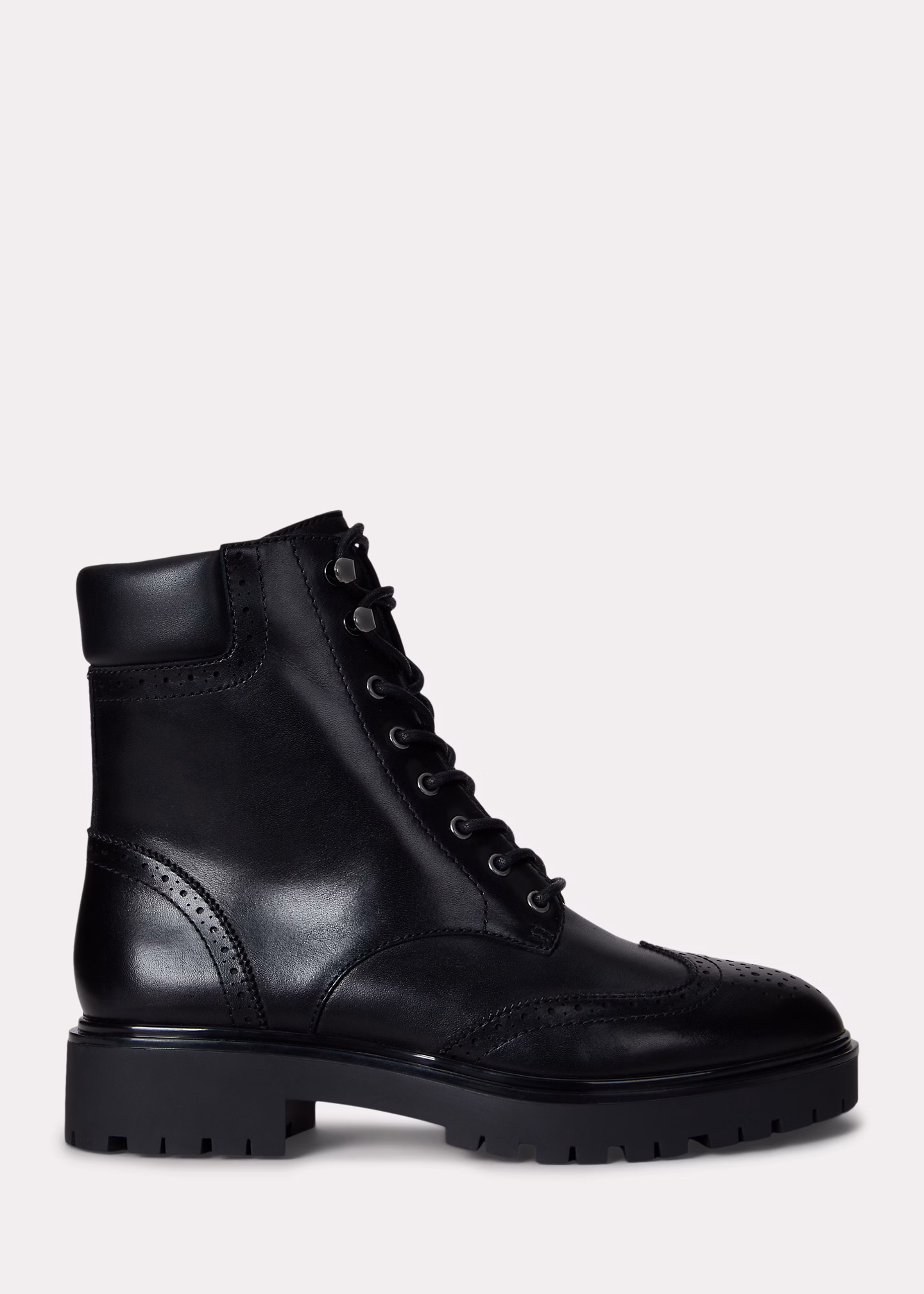 Perforierte Schnürstiefelette Allyson - RALPH LAUREN OUTLET