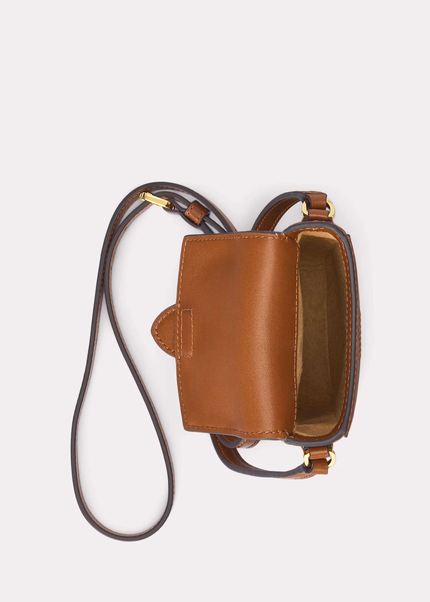 Umhänge-Techniktasche Tanner aus Leder - RALPH LAUREN OUTLET