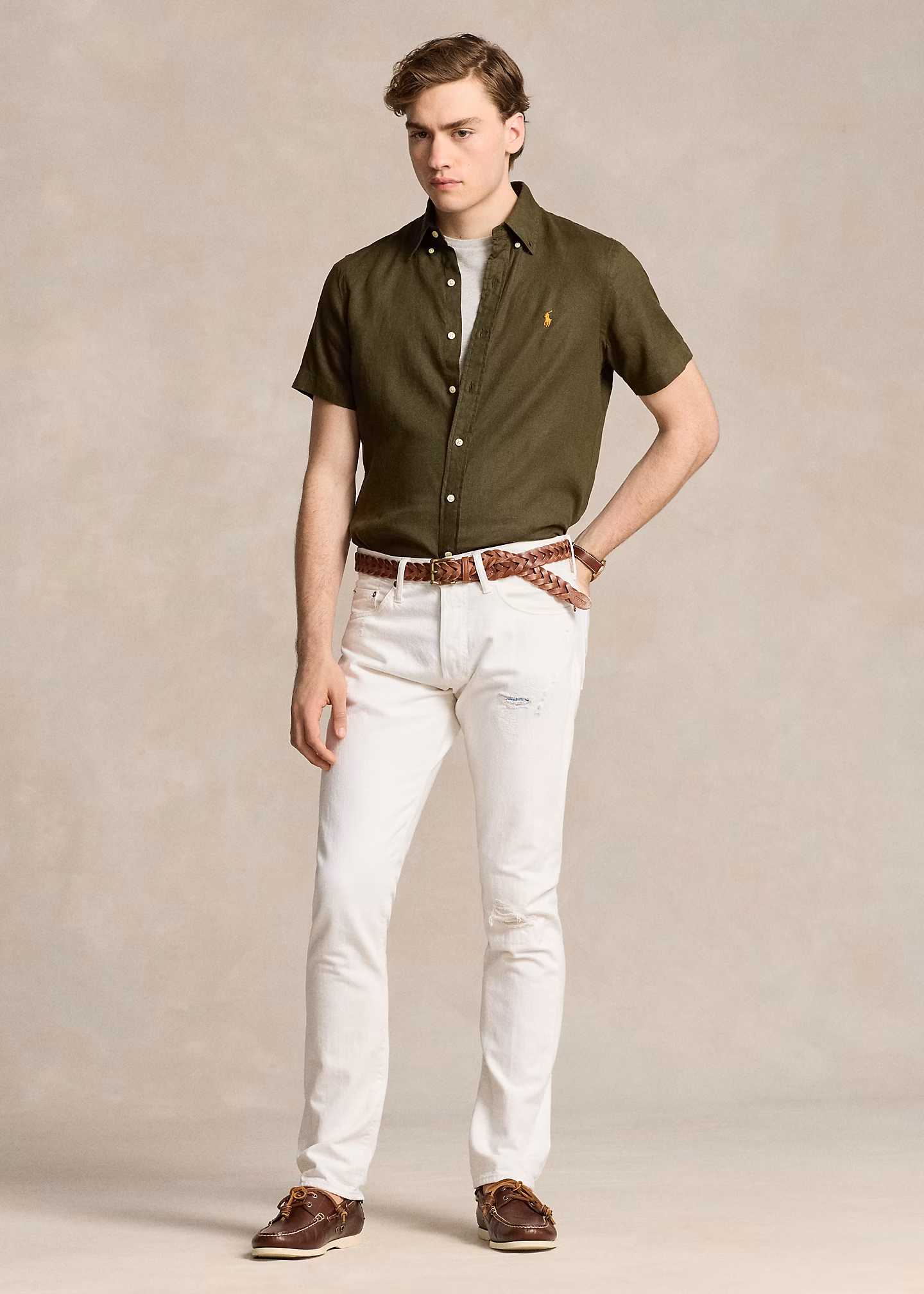 Custom-Fit Leinenhemd - RALPH LAUREN OUTLET