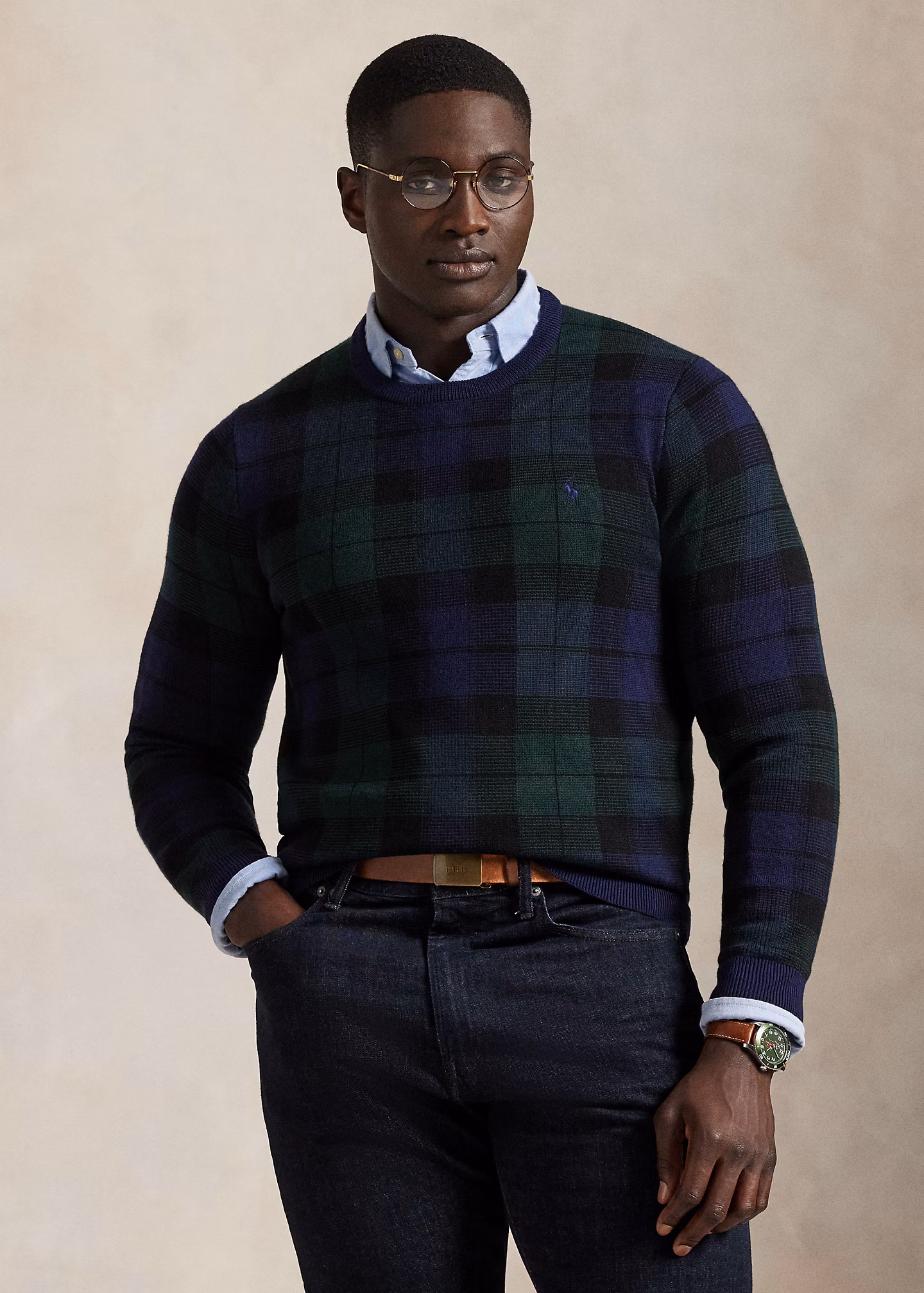 Waschbarer Karo-Wollpullover - RALPH LAUREN OUTLET