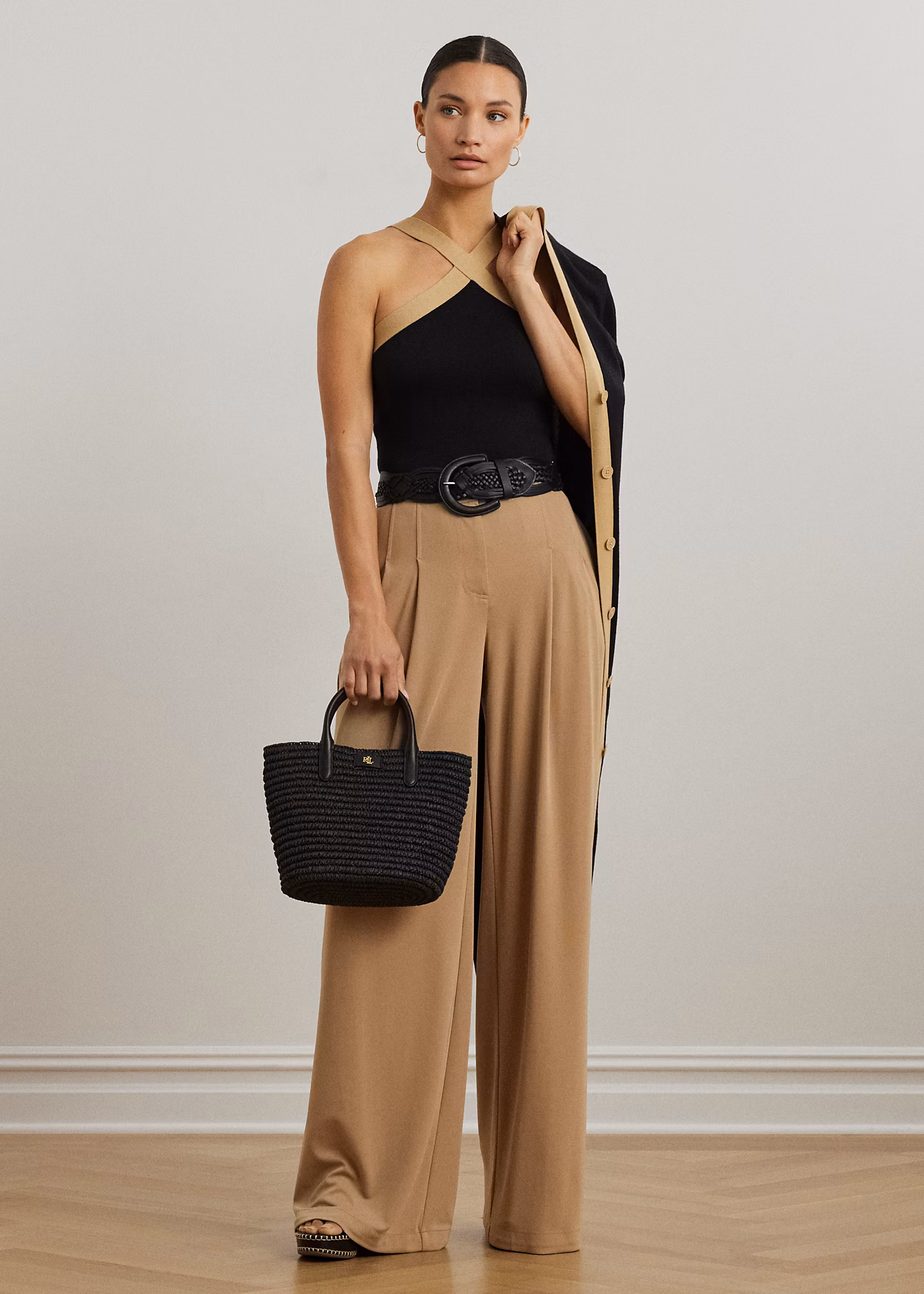 Ärmelloser Pullover aus Baumwollmischung - RALPH LAUREN OUTLET