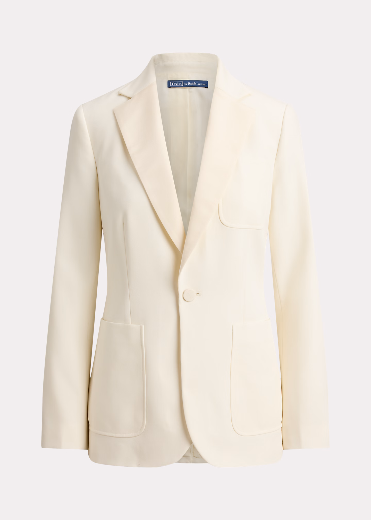 Einreihiger Wollblazer mit Seidenrevers - RALPH LAUREN OUTLET