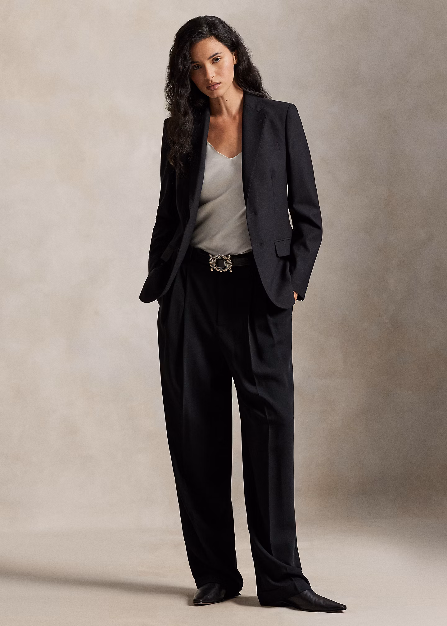 Einreihiger Stretch-Wollblazer - RALPH LAUREN OUTLET