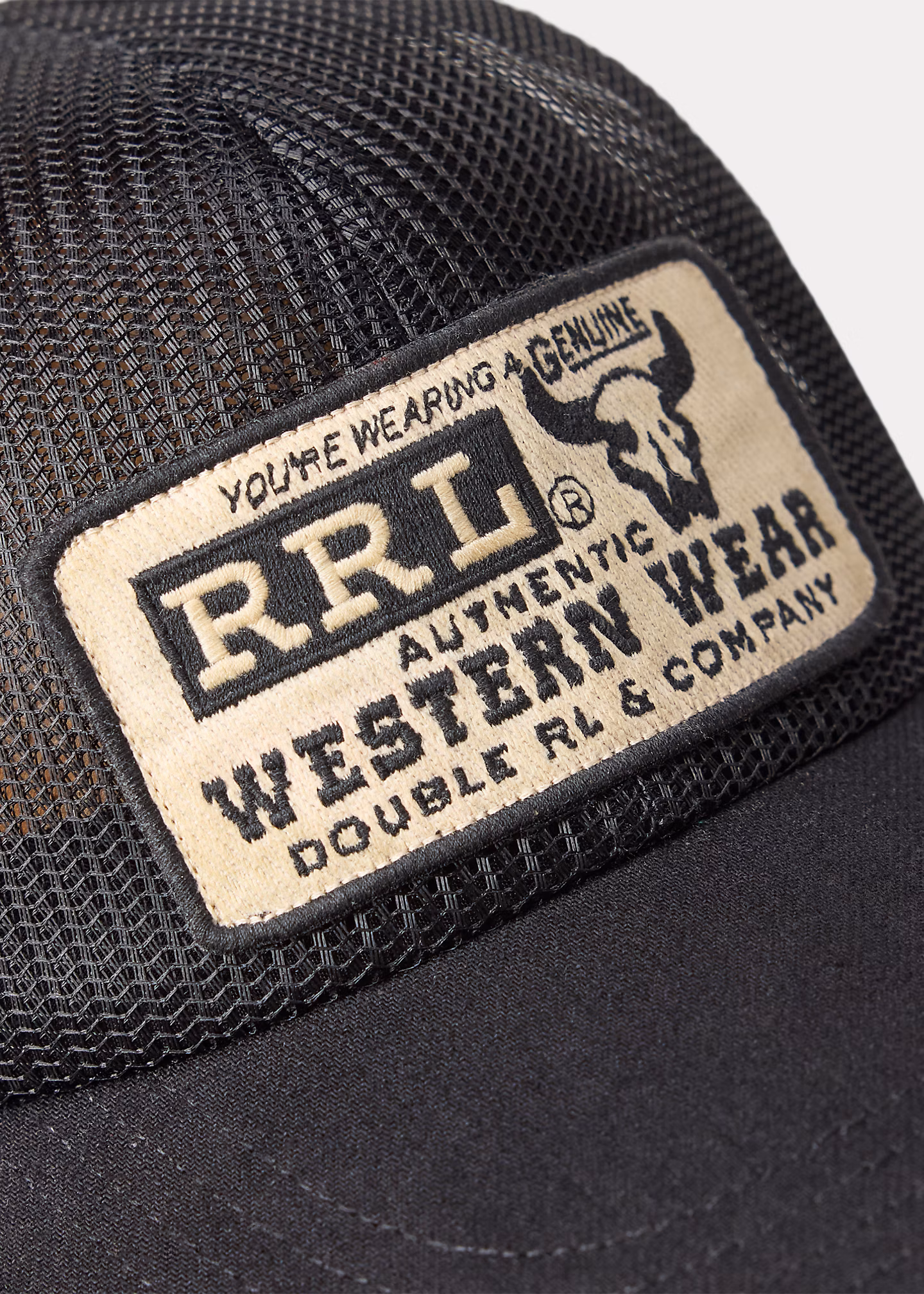 Truckerkappe aus Mesh mit Denimschirm - RALPH LAUREN OUTLET