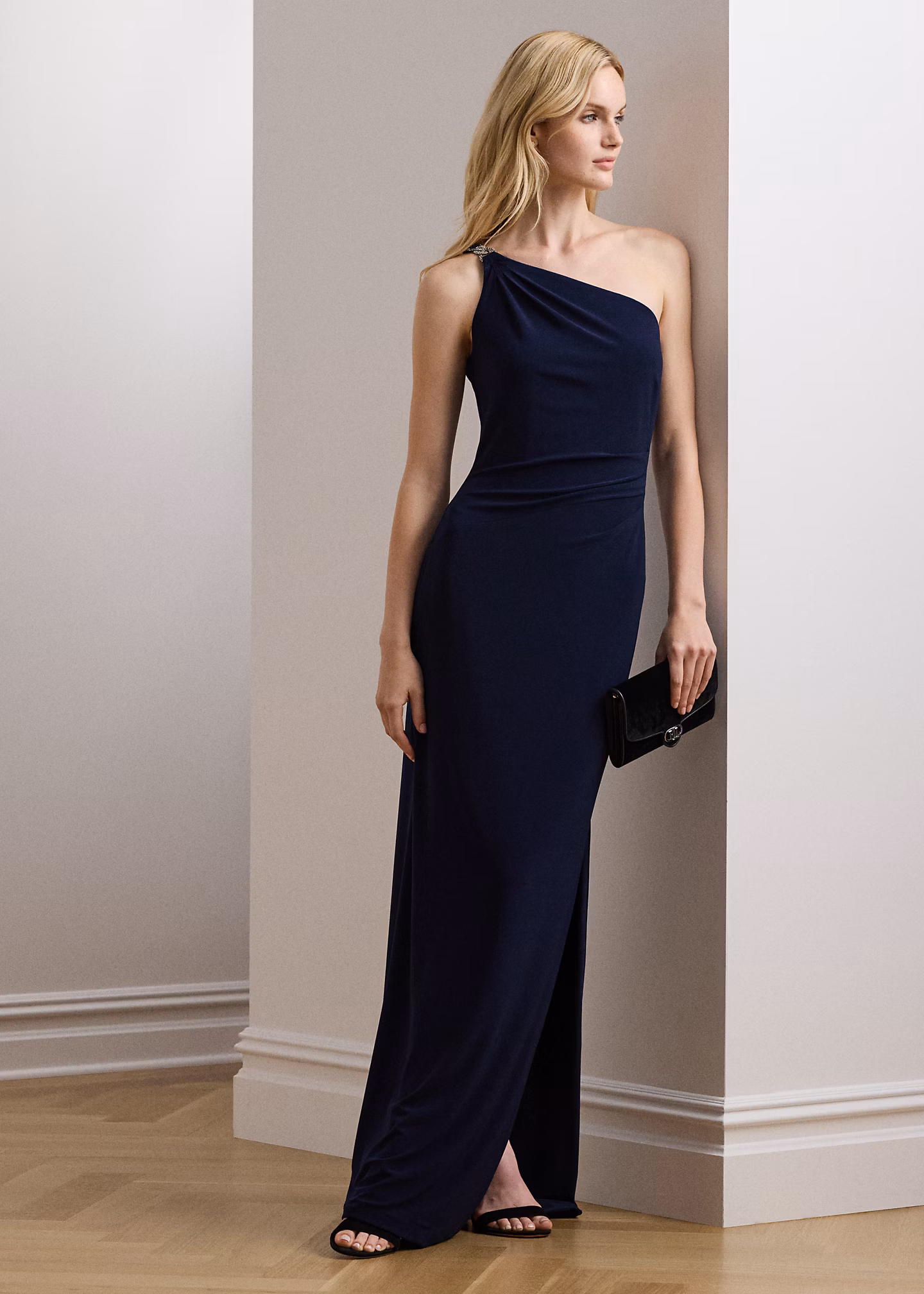 Einschultriges Kleid aus Jersey - RALPH LAUREN OUTLET