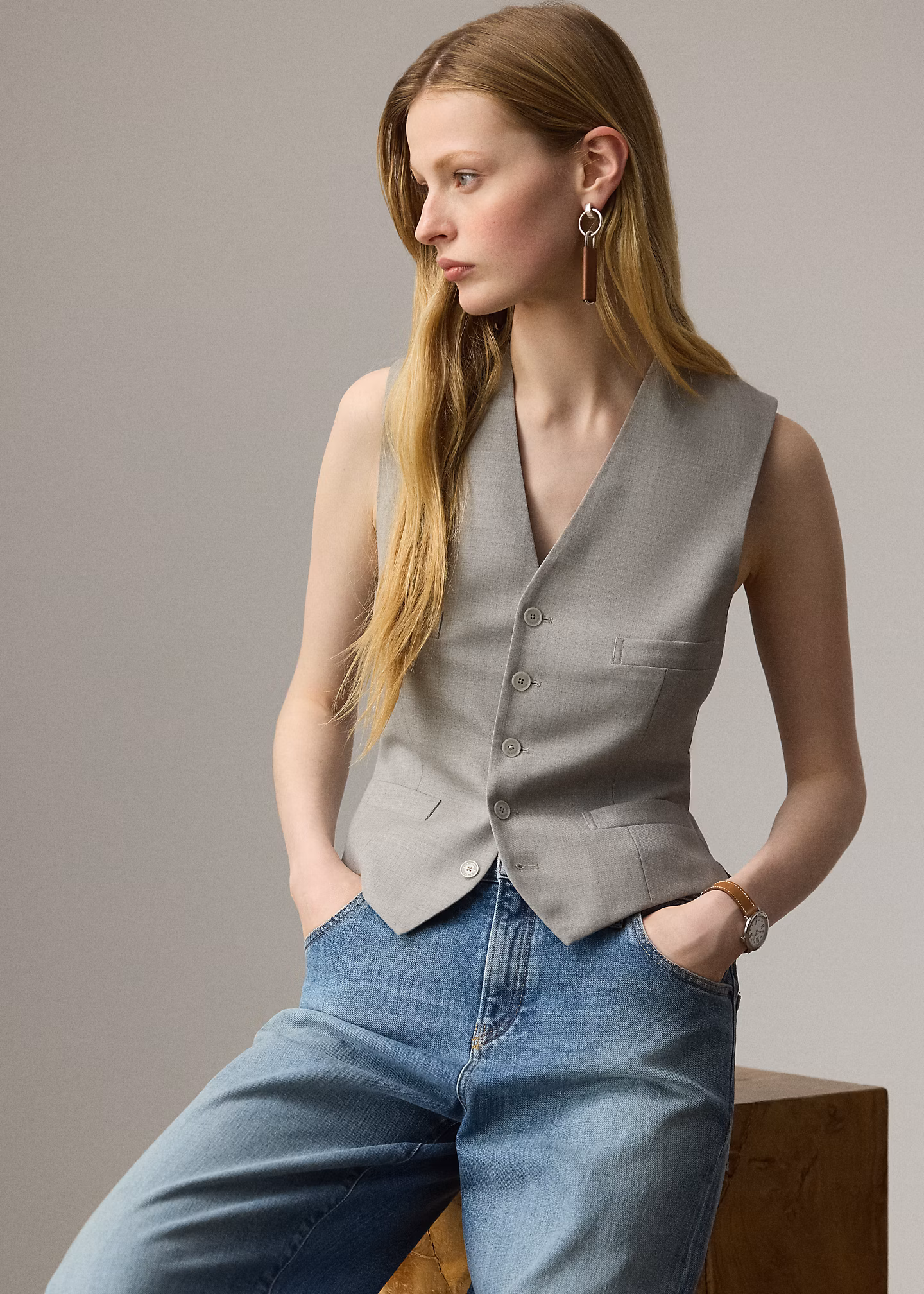 Weste Jaiden aus Wolle - RALPH LAUREN OUTLET