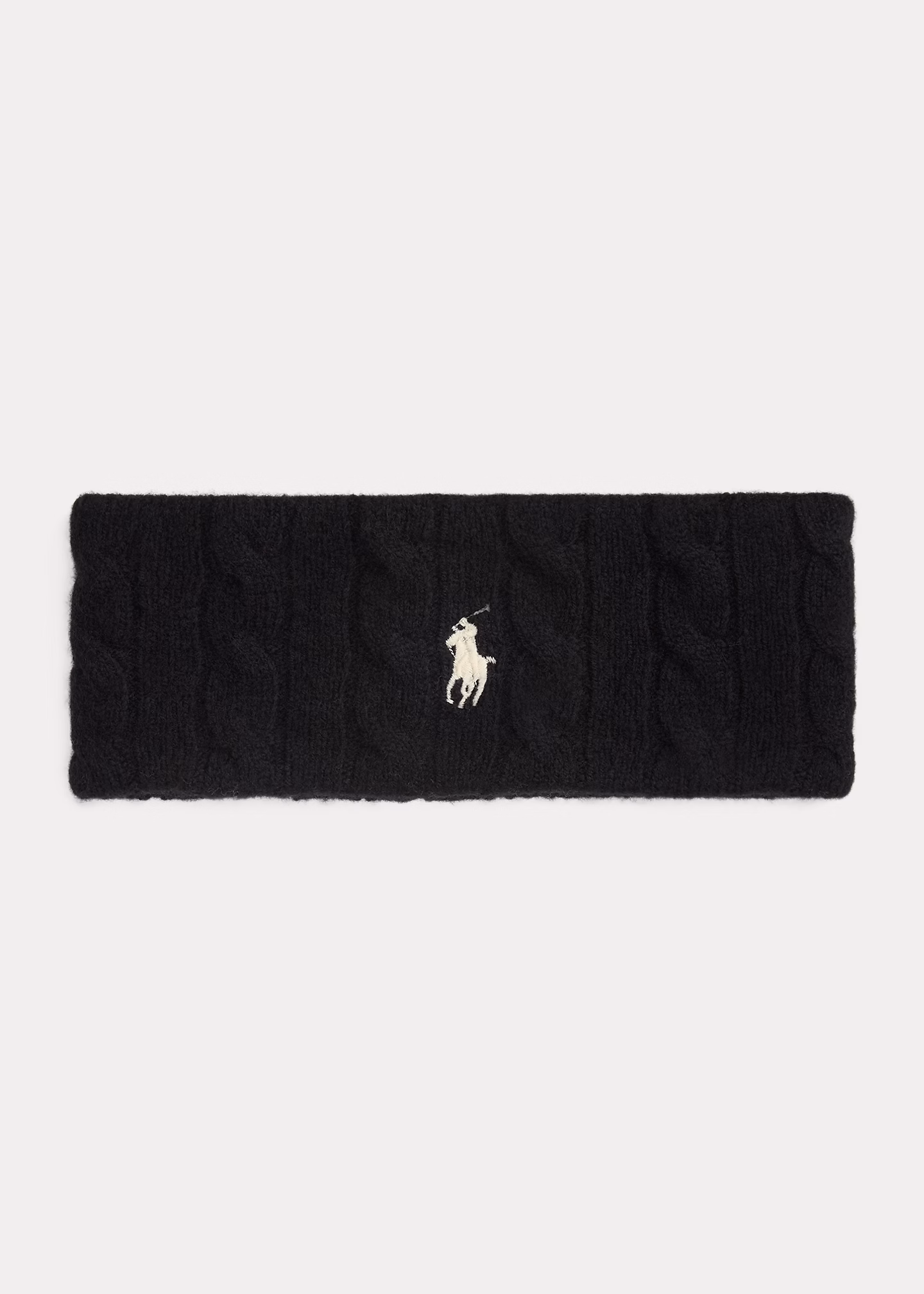 Cable-Knit Wool-Cashmere Headband - RALPH LAUREN OUTLET