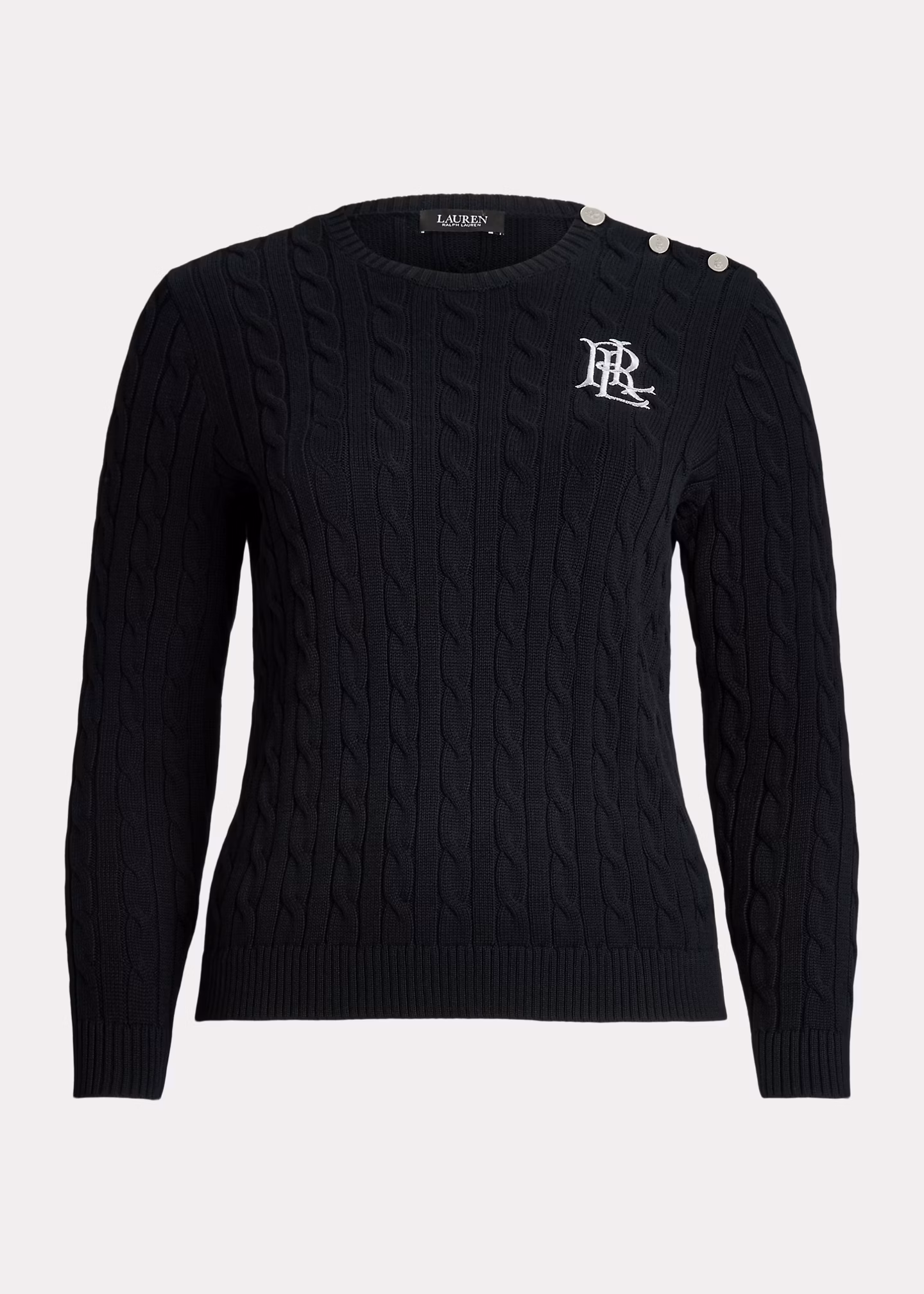 Baumwollpullover mit Zopfmuster - RALPH LAUREN OUTLET