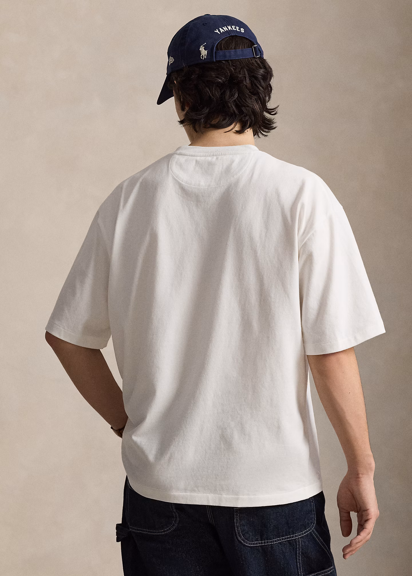 Angerautes Relaxed-Fit Jersey-T-Shirt - RALPH LAUREN OUTLET