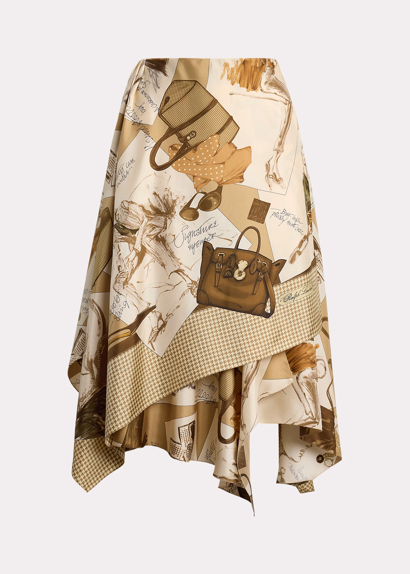 Seidentwill-Rock Glenn mit Tagebuchmotiv - RALPH LAUREN OUTLET