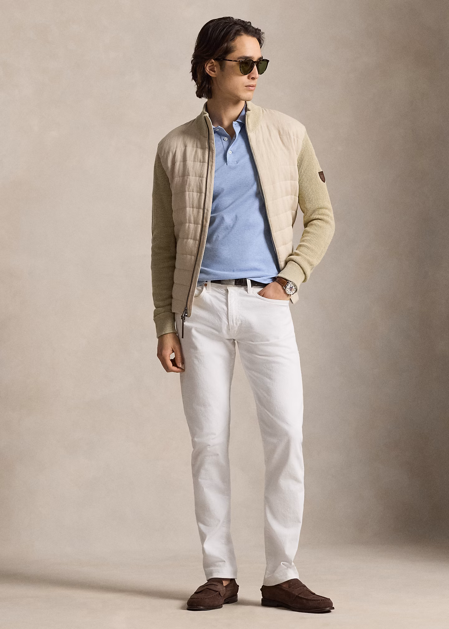 Custom-Slim-Fit Baumwoll-Poloshirt - RALPH LAUREN OUTLET