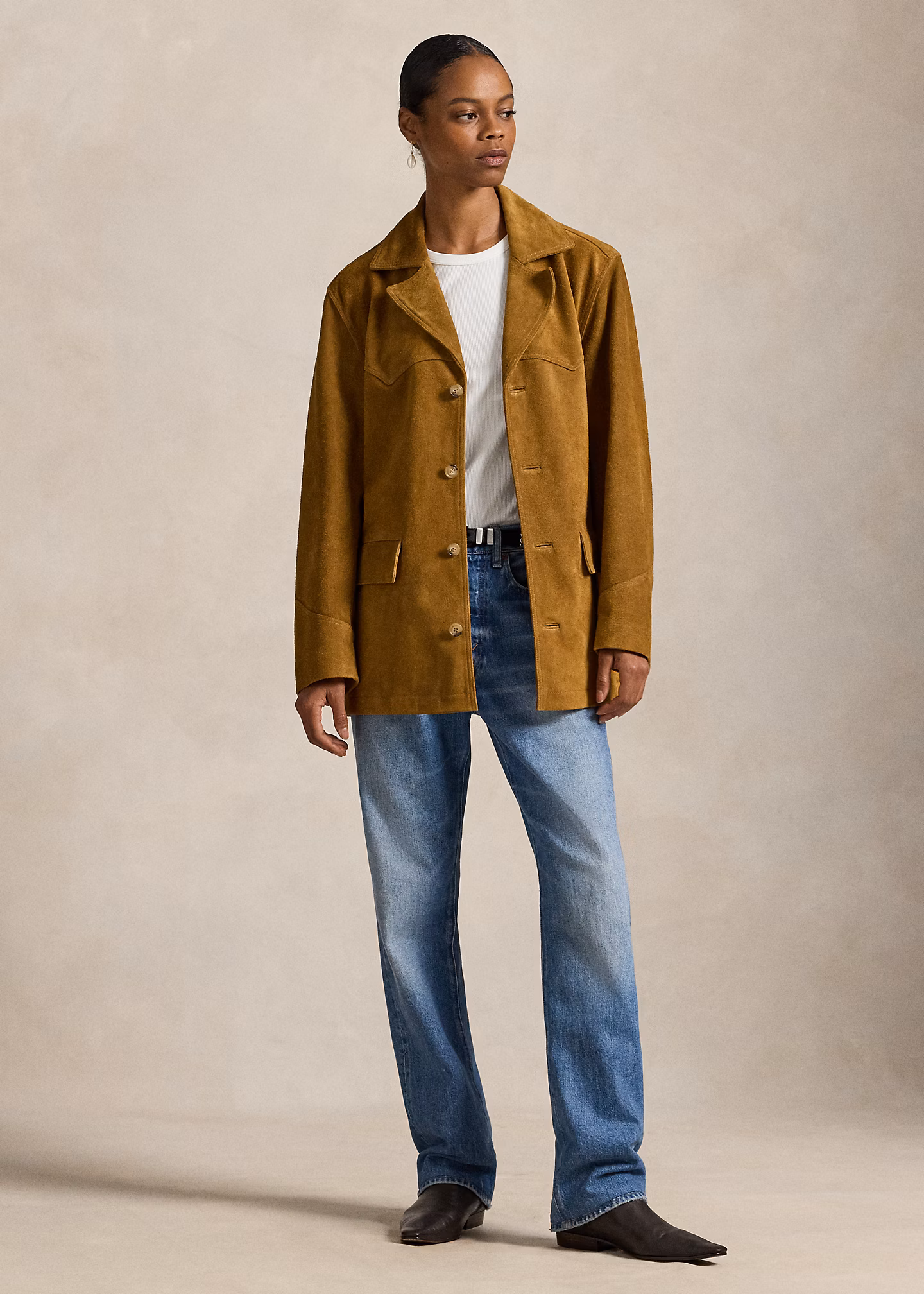 Westernjacke aus Wildleder - RALPH LAUREN OUTLET