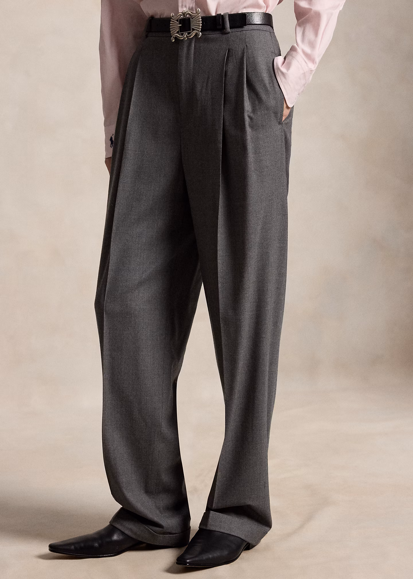 Bacall-Hose aus Wollmischung - RALPH LAUREN OUTLET