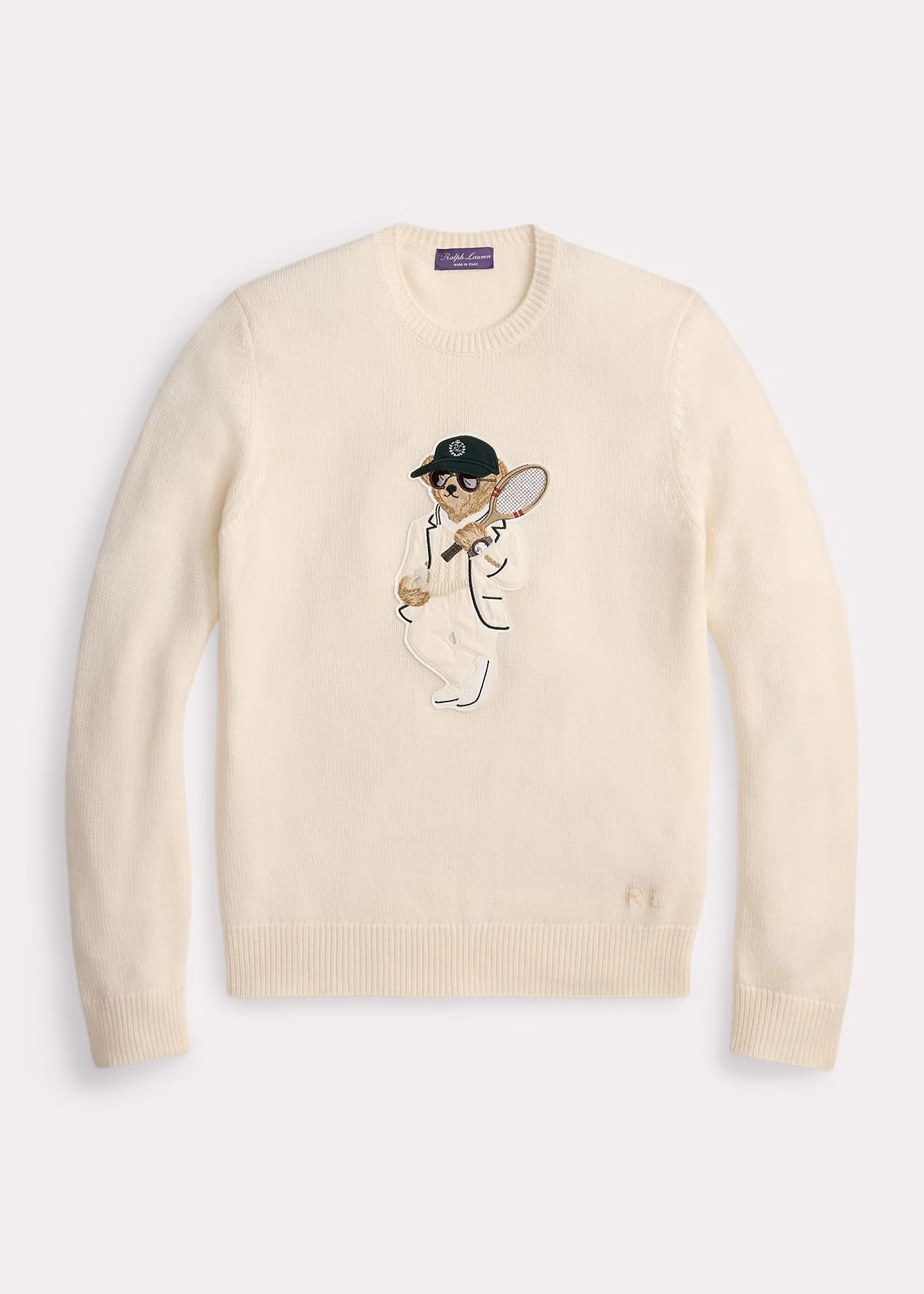 Kaschmirpullover mit Polo Bear - RALPH LAUREN OUTLET