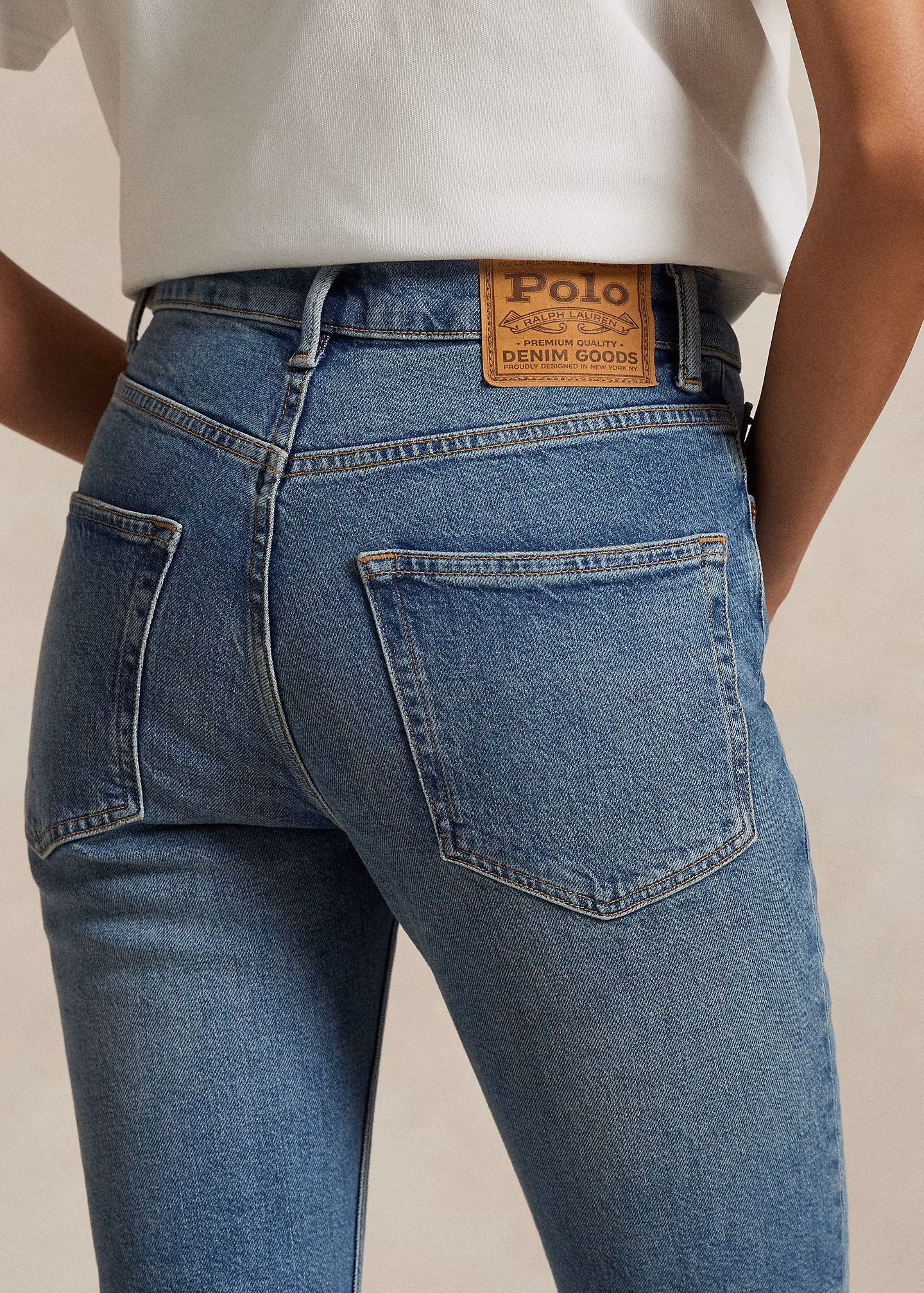Super-Slim-Jeans mit hoher Leibhöhe - RALPH LAUREN OUTLET