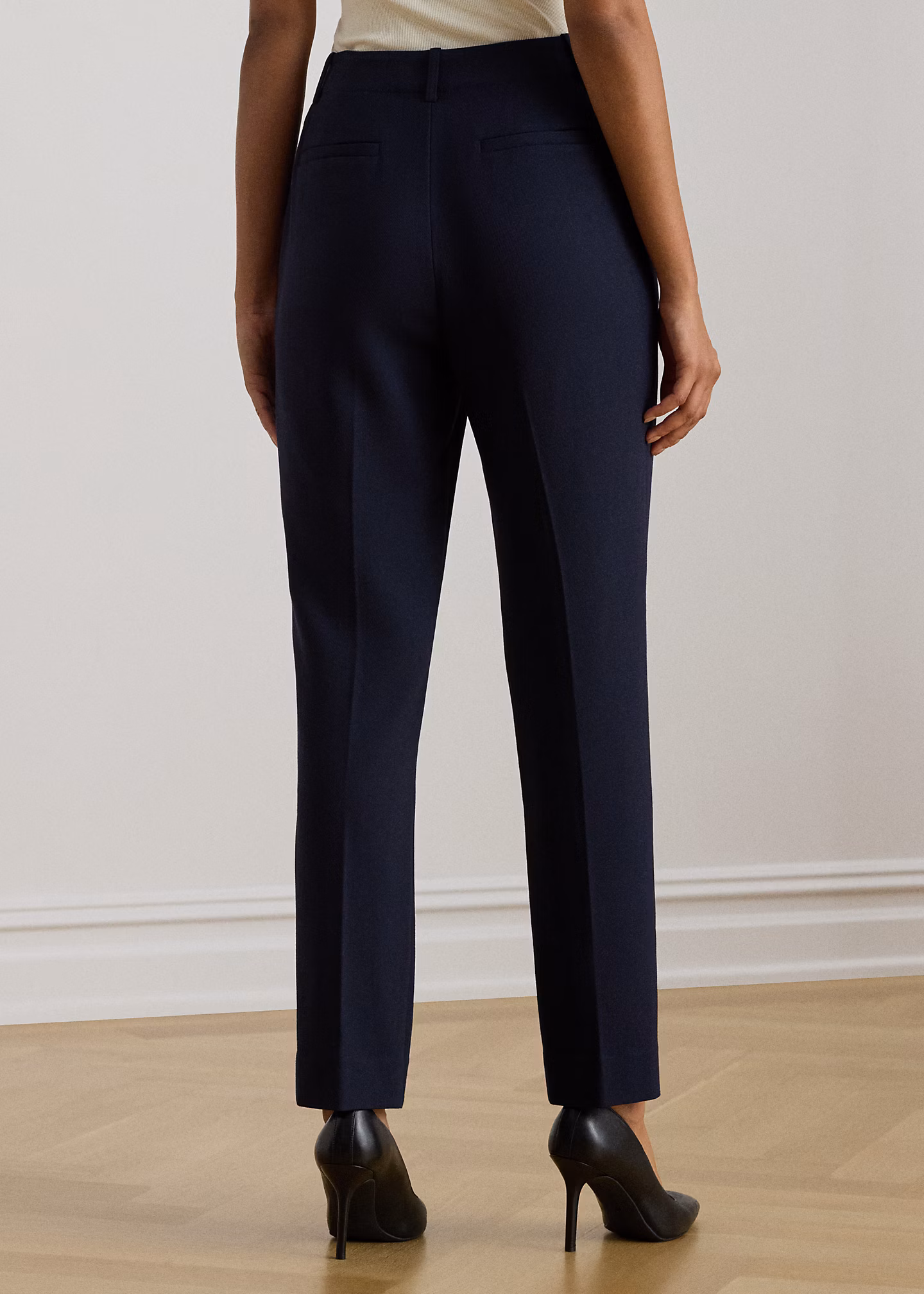 Trikotine-Bundfaltenhose im Tapered-Fit - RALPH LAUREN OUTLET