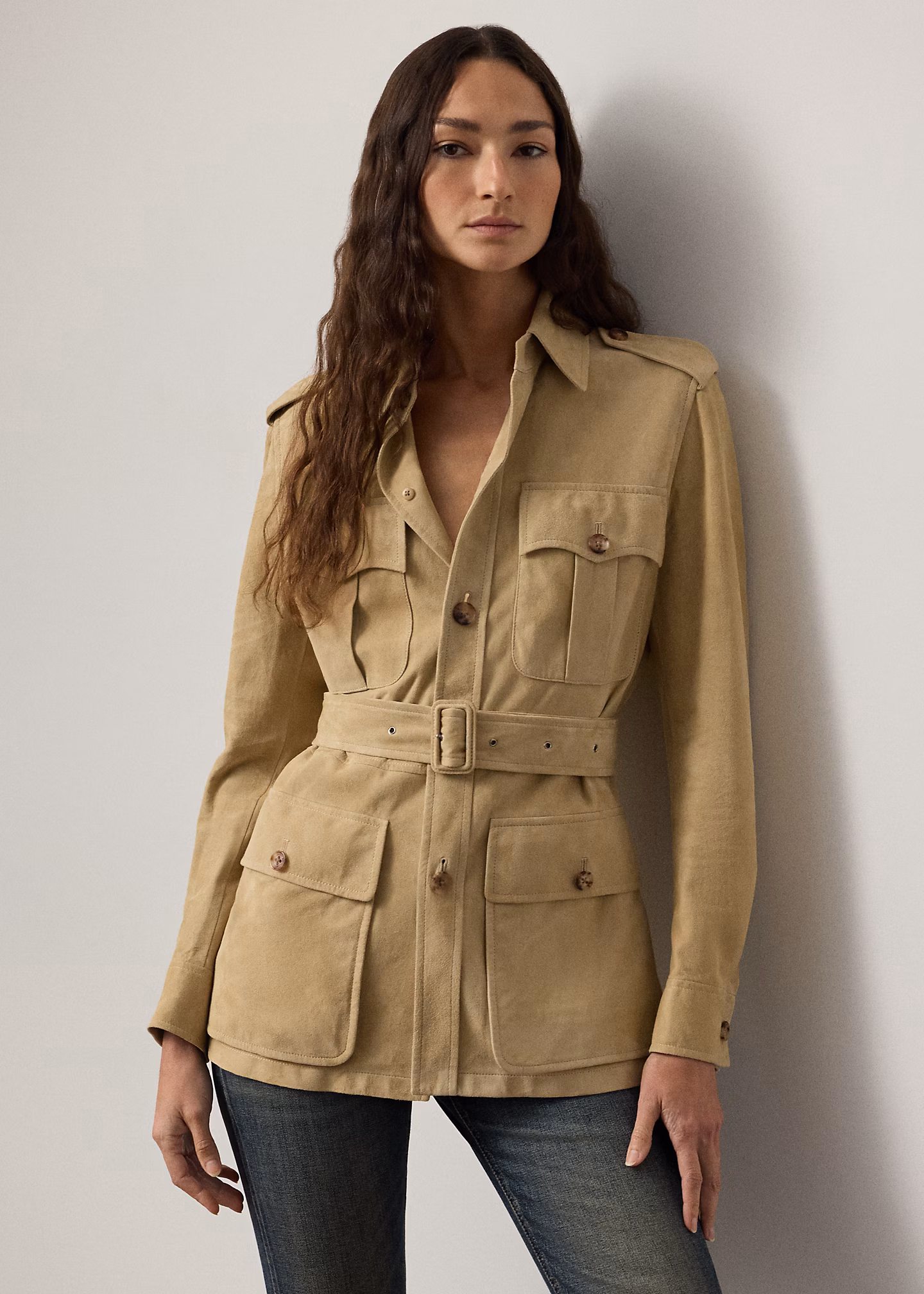 Jacke Gabbie aus Lammwildleder - RALPH LAUREN OUTLET