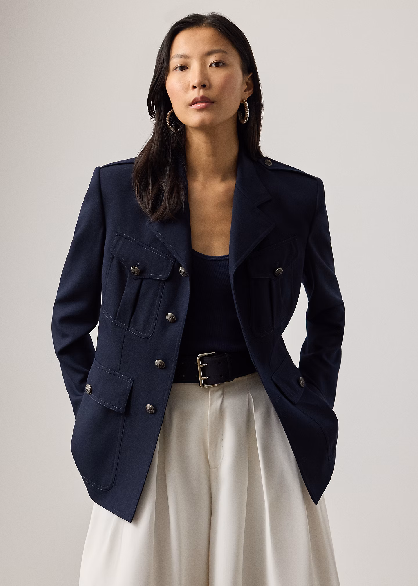 Jacke Annabeth aus Grain de Poudre - RALPH LAUREN OUTLET