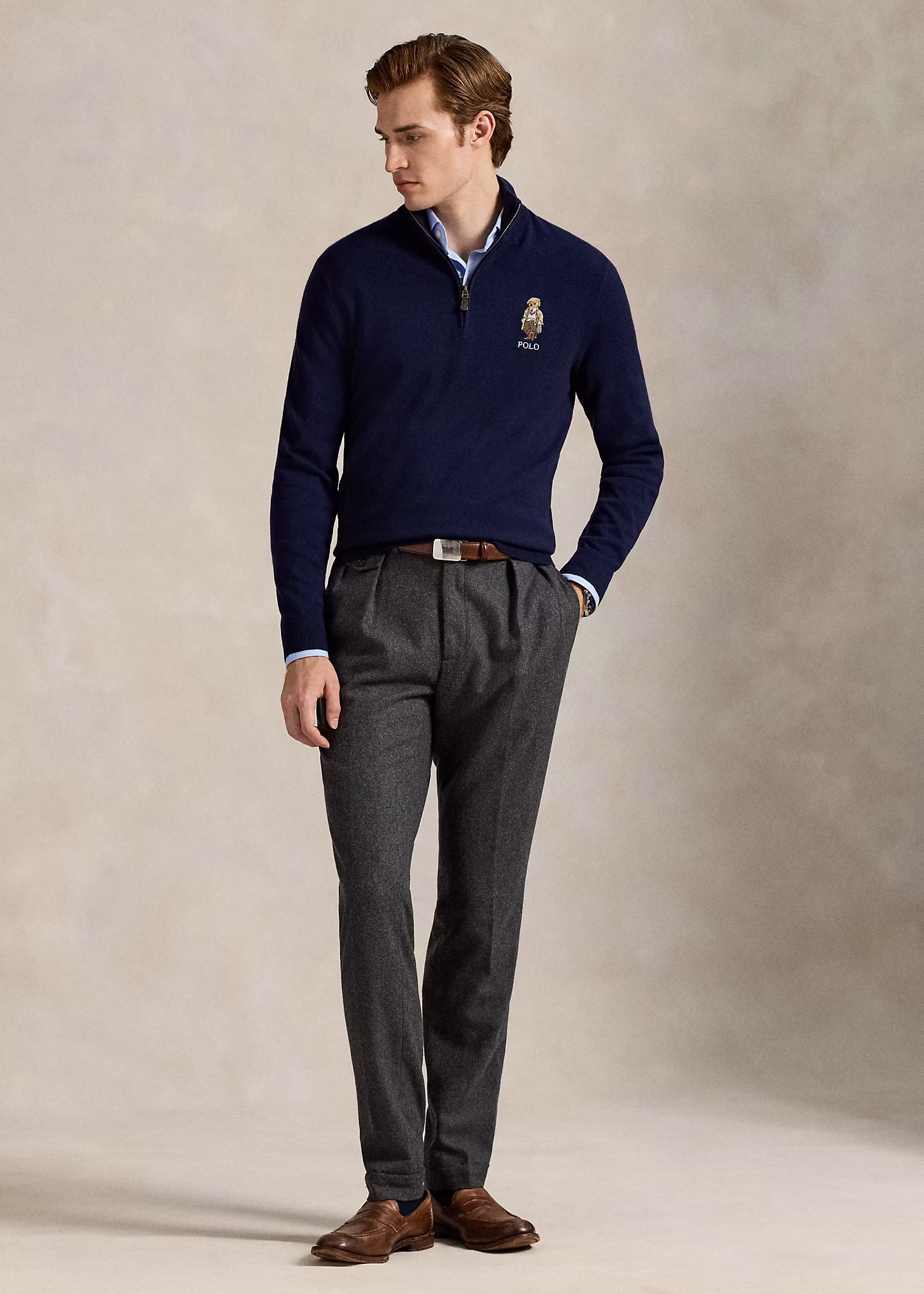 Wollpullover mit Polo Bear - RALPH LAUREN OUTLET