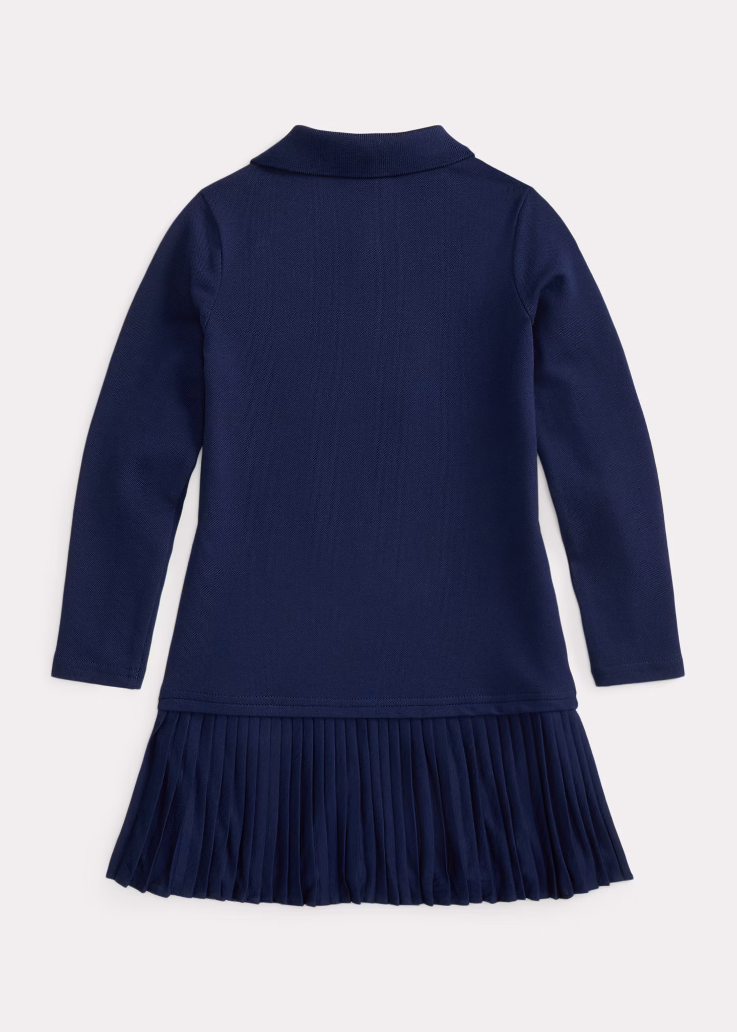 Polo-Faltenkleid aus Stretchpiqué - RALPH LAUREN OUTLET