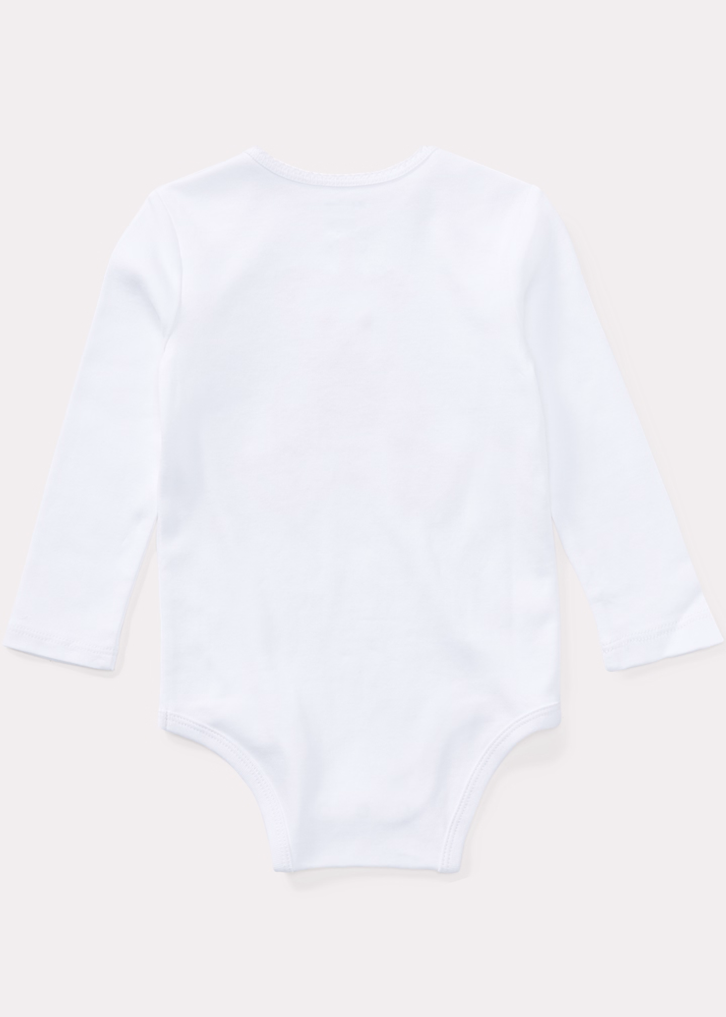 Baumwoll-Babybody mit Polo Bear - RALPH LAUREN OUTLET