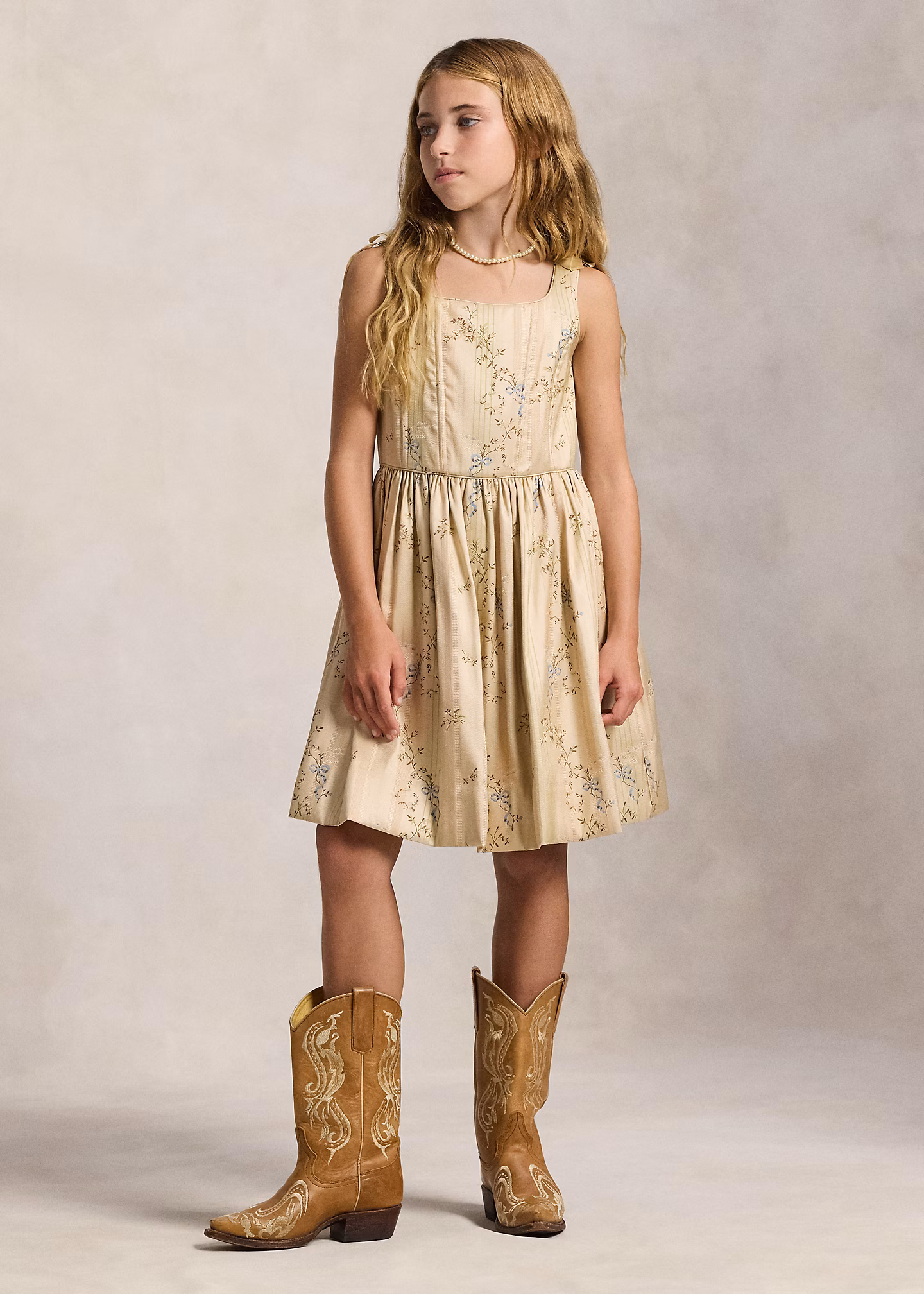 Geblümtes Jacquardkleid - RALPH LAUREN OUTLET