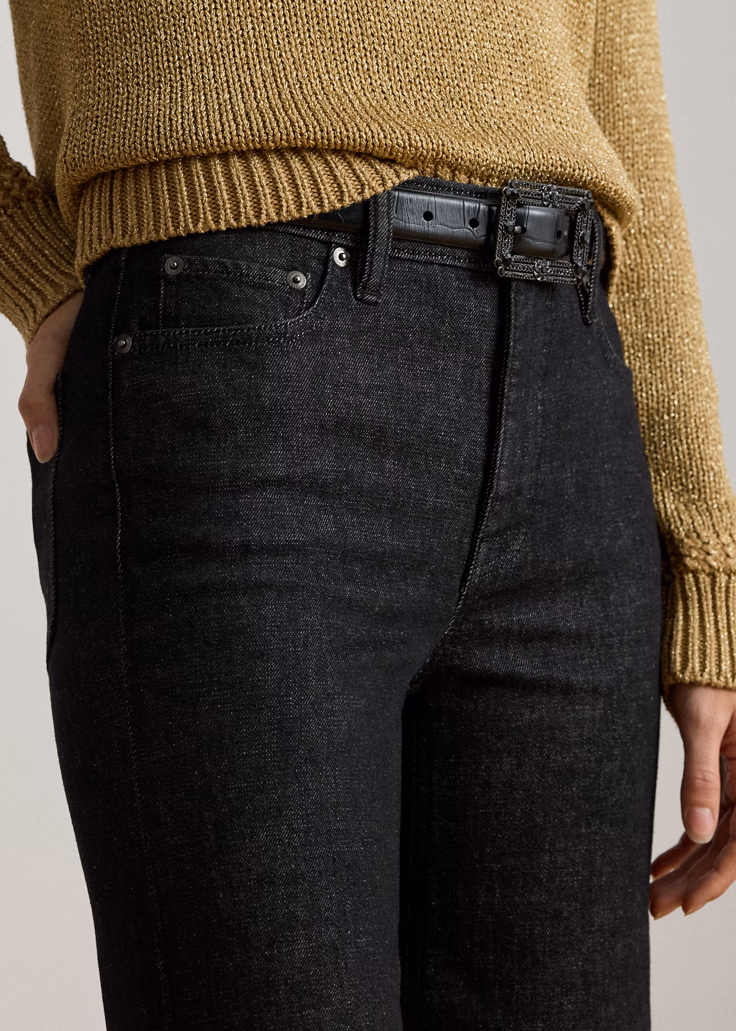 Ausgestellte Jeans mit hoher Leibhöhe - RALPH LAUREN OUTLET