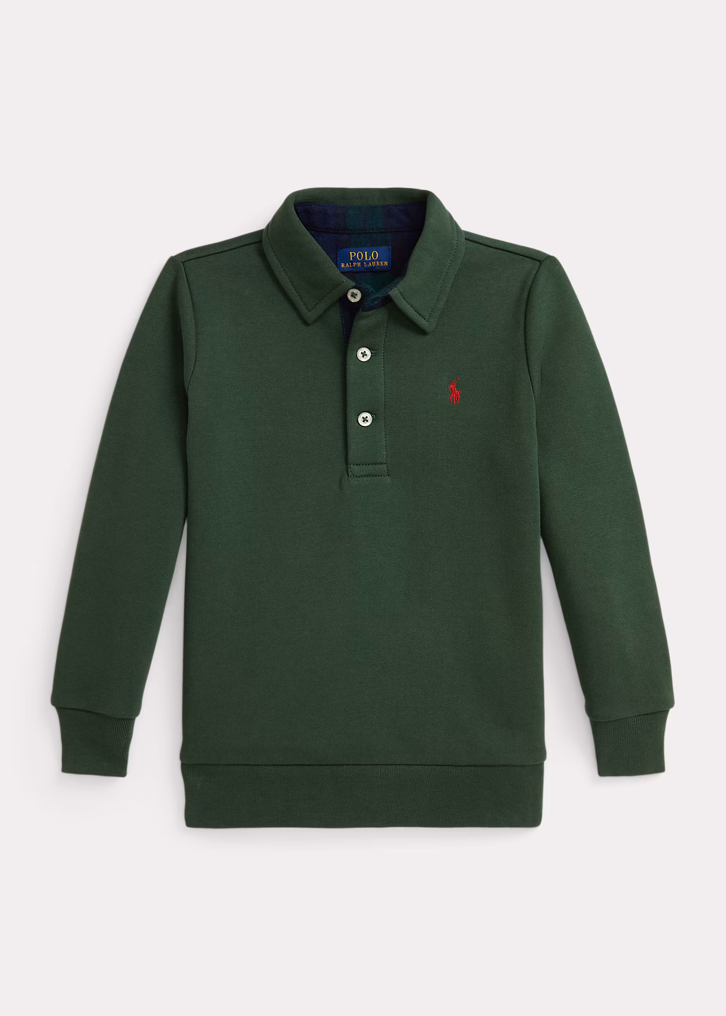 Sweatshirt mit Polokragen und Besatz - RALPH LAUREN OUTLET