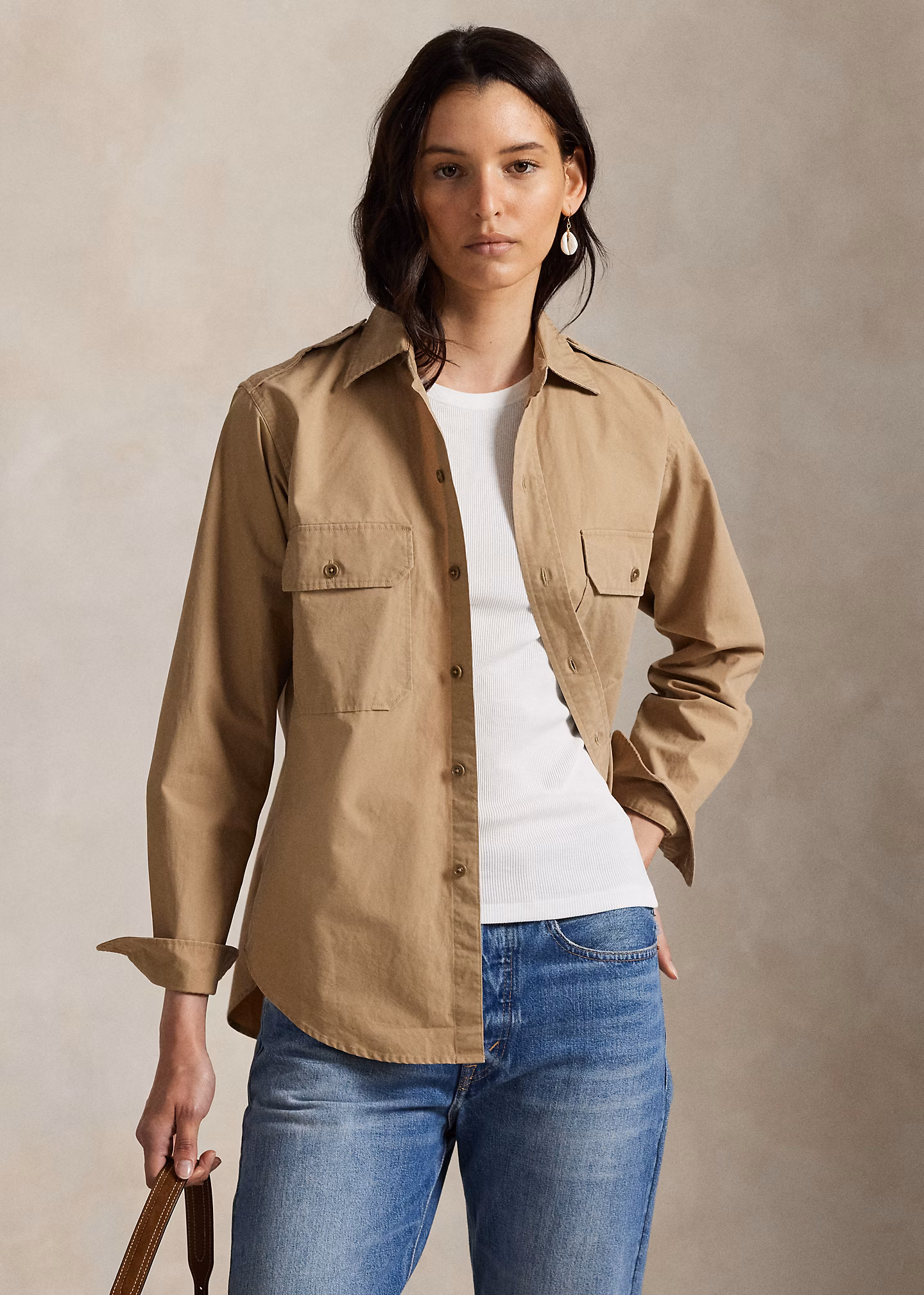 Arbeitshemd aus Baumwolltwill - RALPH LAUREN OUTLET