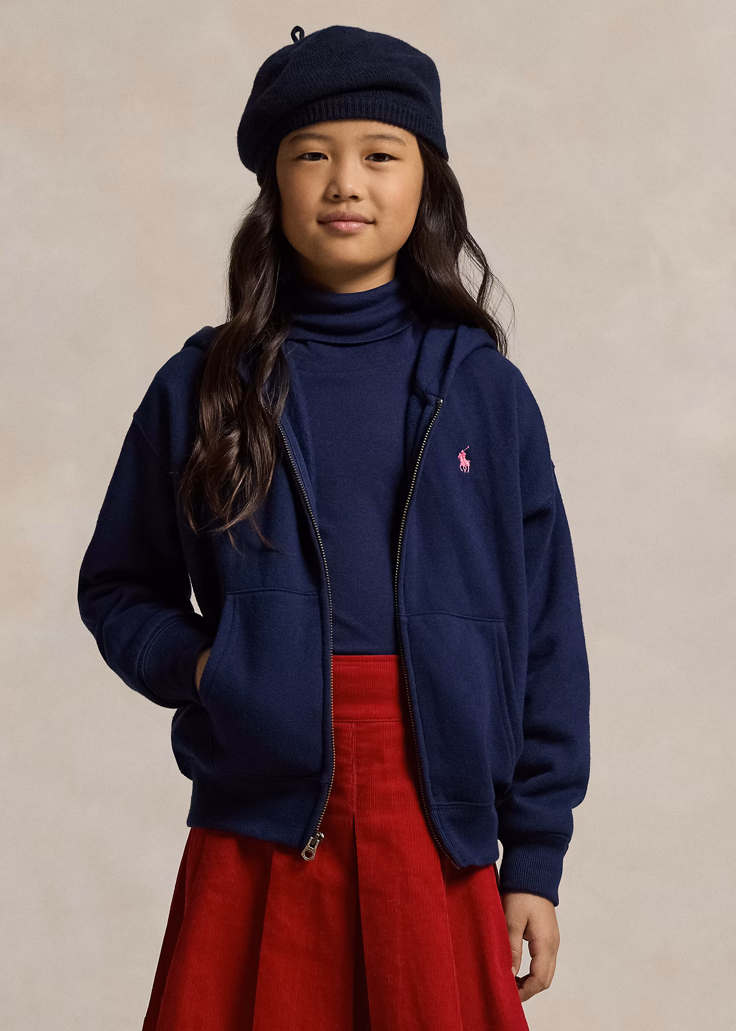 Fleece-Kapuzenjacke - RALPH LAUREN OUTLET