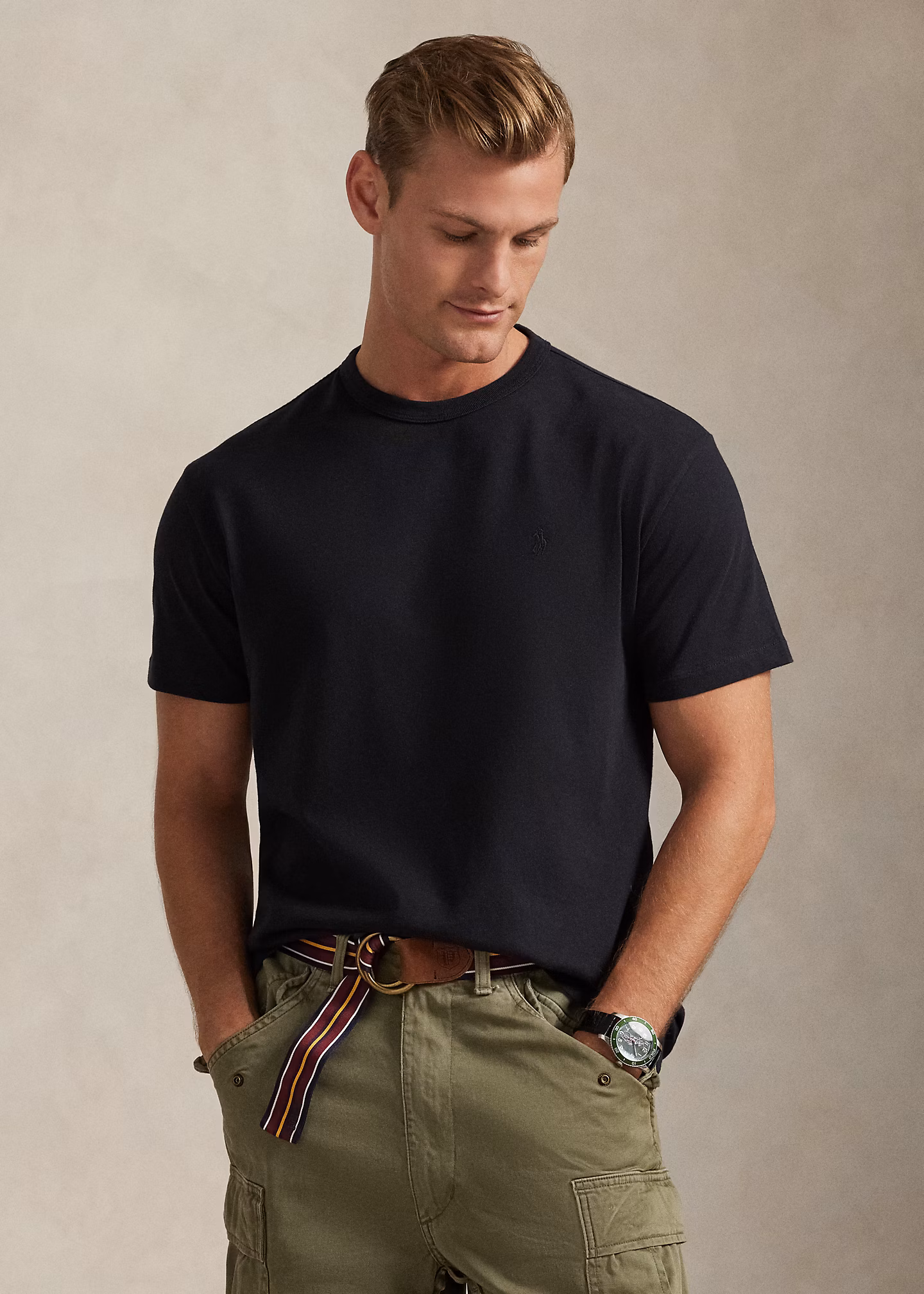 Classic Fit Garment-Dyed Jersey T-Shirt - RALPH LAUREN OUTLET