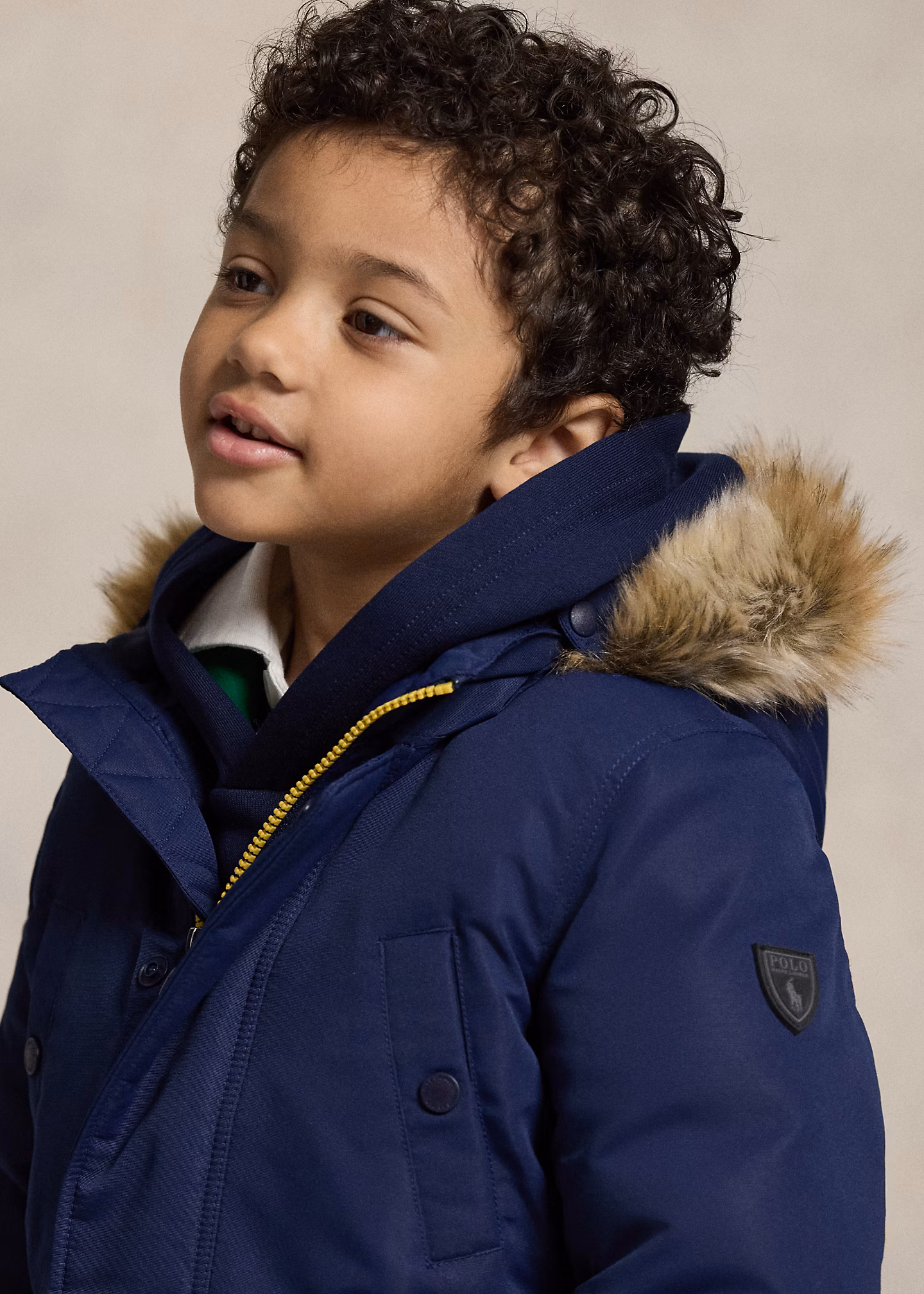 Daunenparka mit Kunstpelzbesatz - RALPH LAUREN OUTLET
