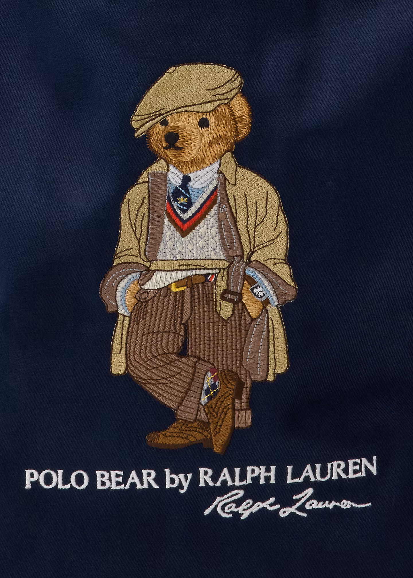 Twill-Tragetasche mit Polo Bear - RALPH LAUREN OUTLET