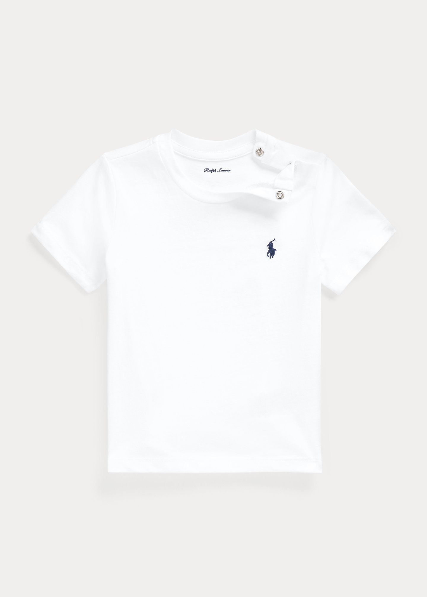Rundhals-T-Shirt aus Baumwolljersey - RALPH LAUREN OUTLET