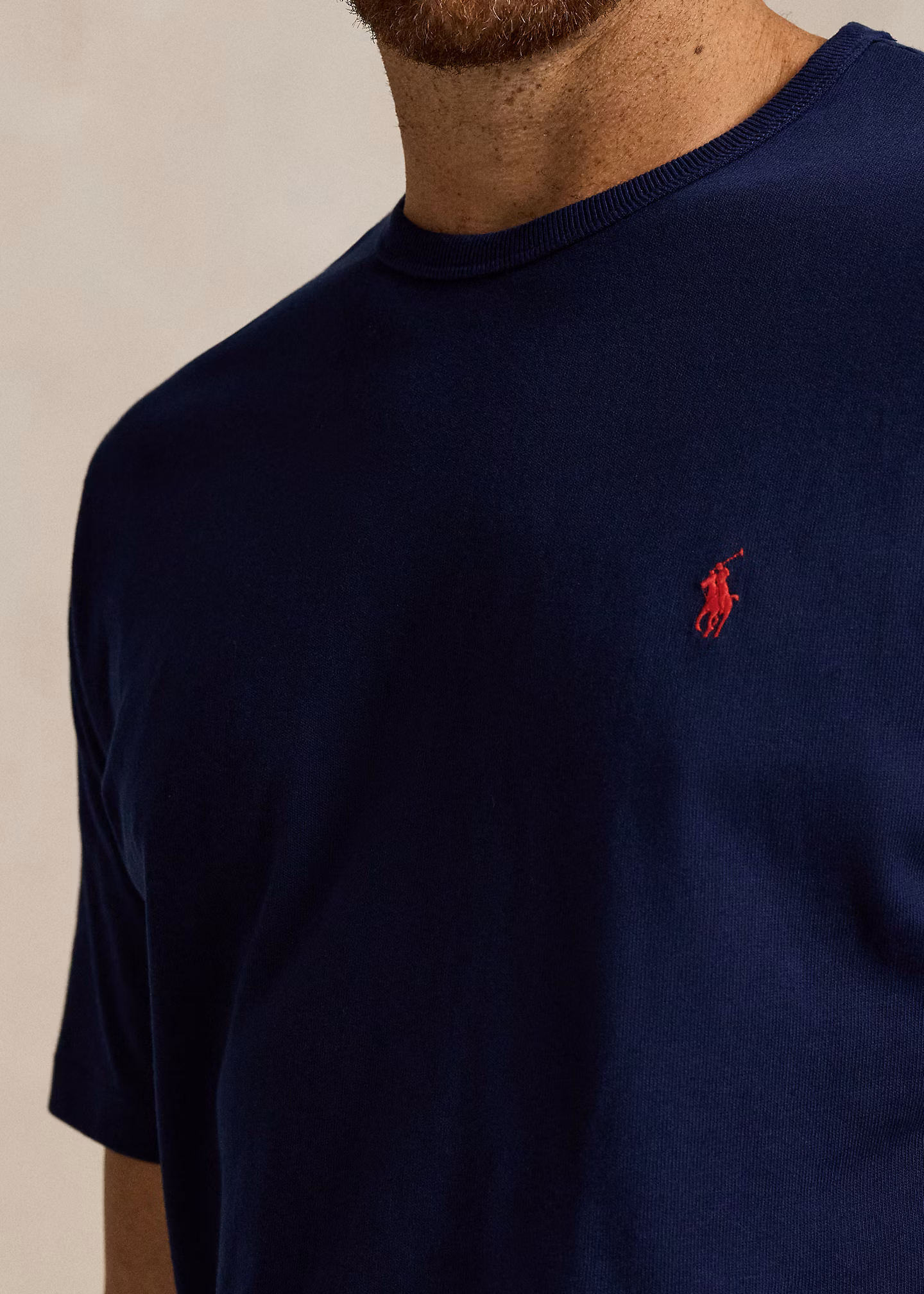 T-Shirt aus schwerem Jersey - RALPH LAUREN OUTLET