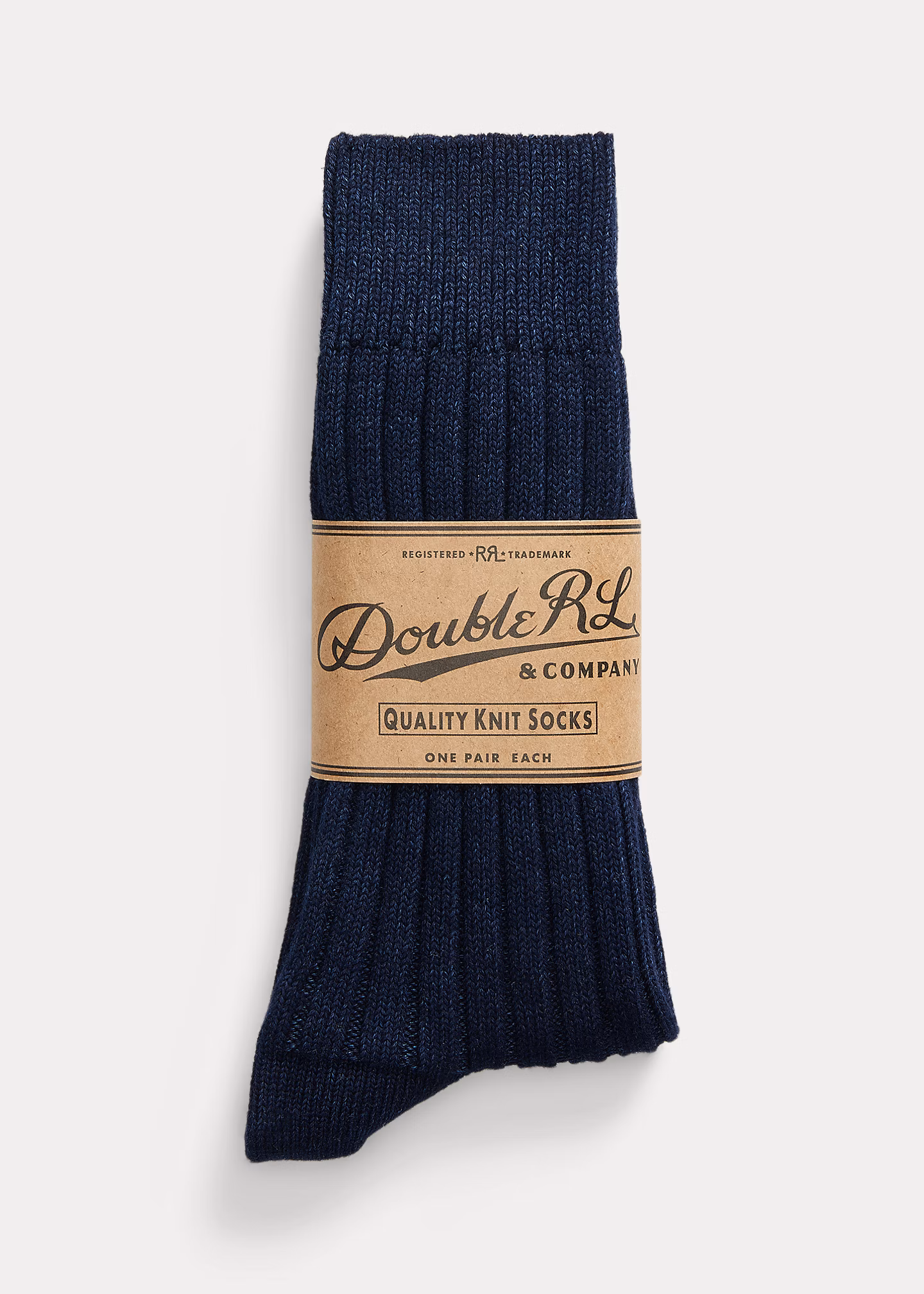 Indigofarbene Socken mit Stretch - RALPH LAUREN OUTLET