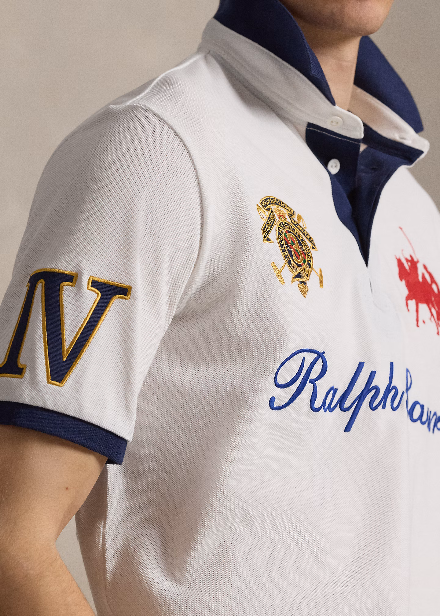 Classic-Fit Piqué-Poloshirt mit Wappen - RALPH LAUREN OUTLET