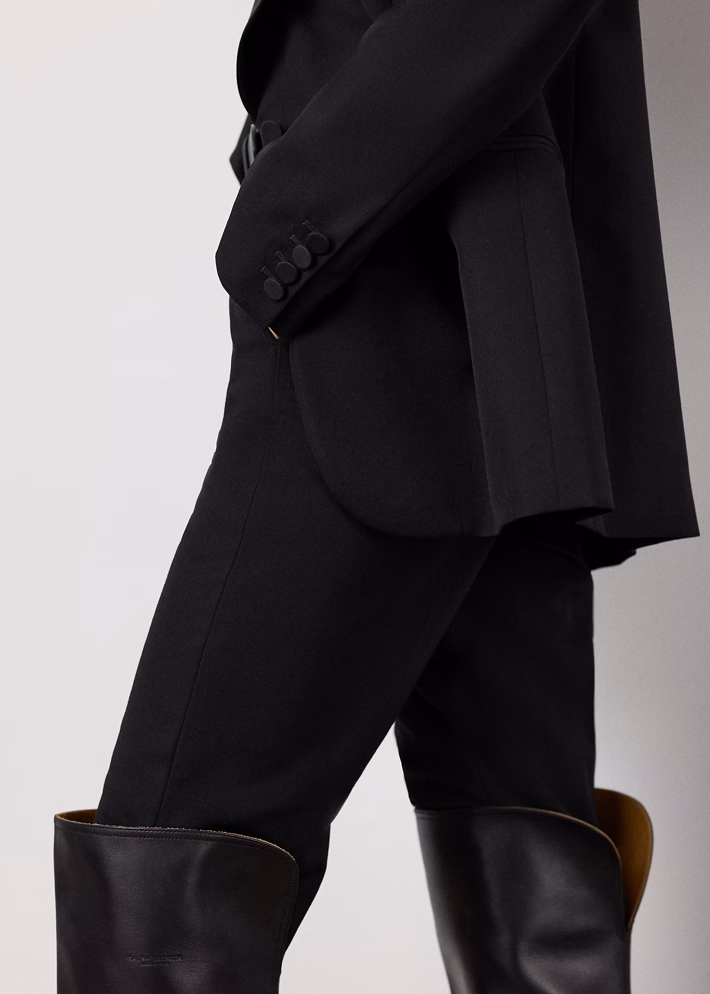 Smokingjacke Sutton aus Grain de Poudre - RALPH LAUREN OUTLET