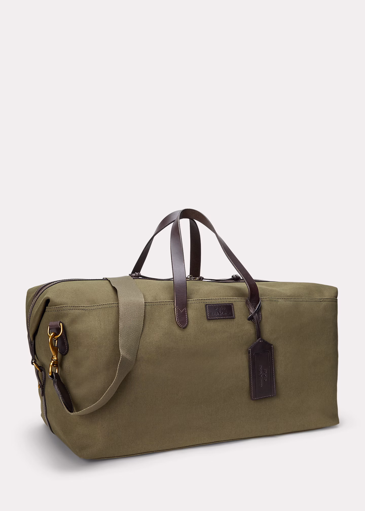 Segeltuch-Reisetasche mit Lederbesatz - RALPH LAUREN OUTLET