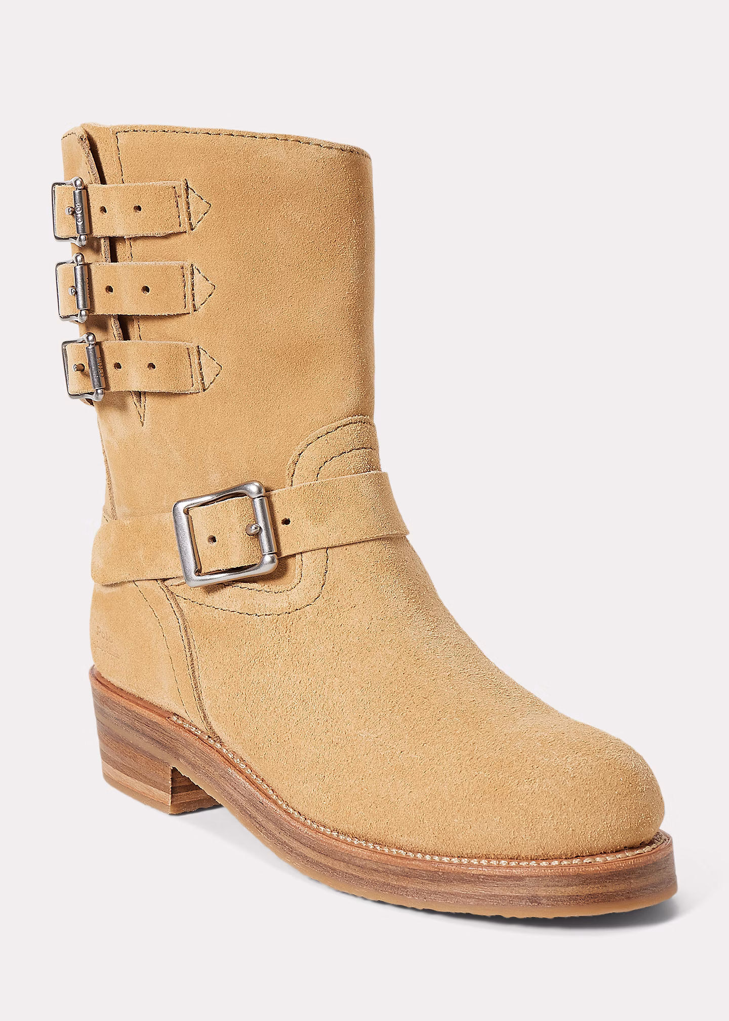 Biker-Stiefel aus Wildleder - RALPH LAUREN OUTLET