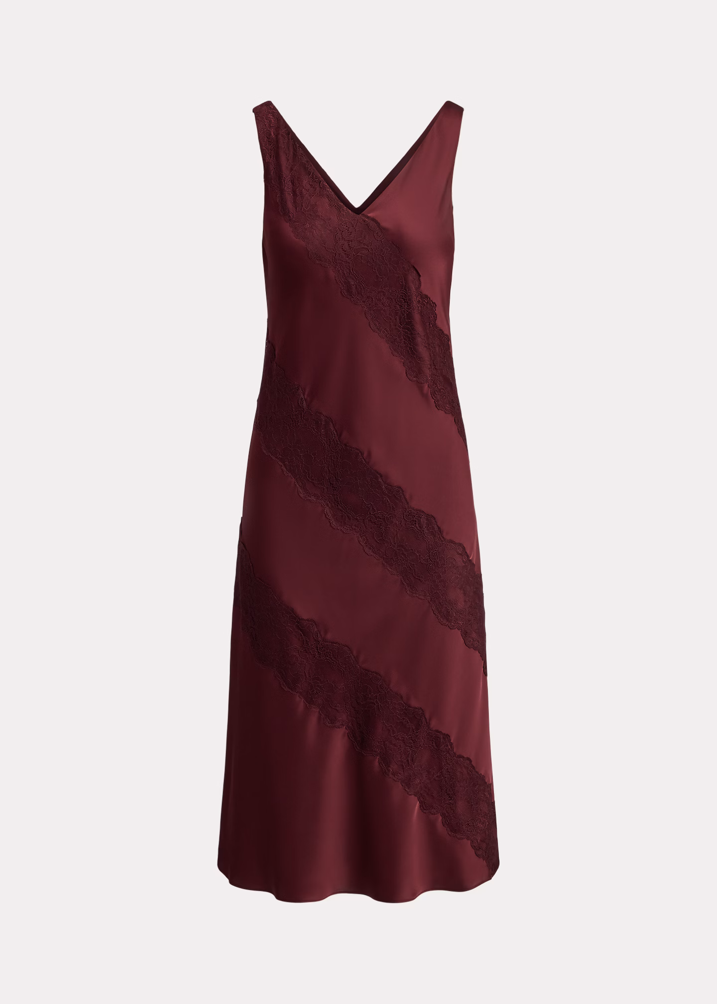 Charmeuse-Cocktailkleid mit Spitze - RALPH LAUREN OUTLET