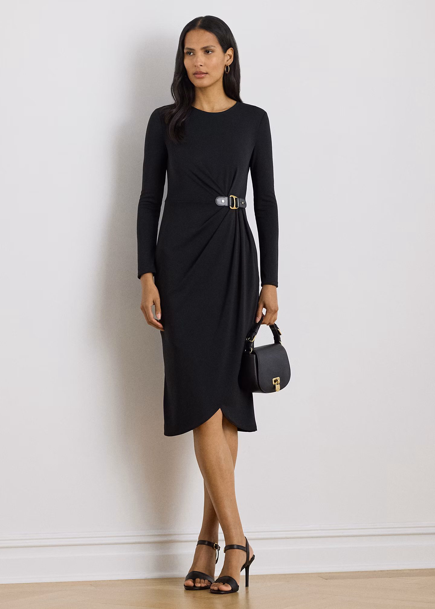 Stretchjerseykleid mit Schnalle - RALPH LAUREN OUTLET