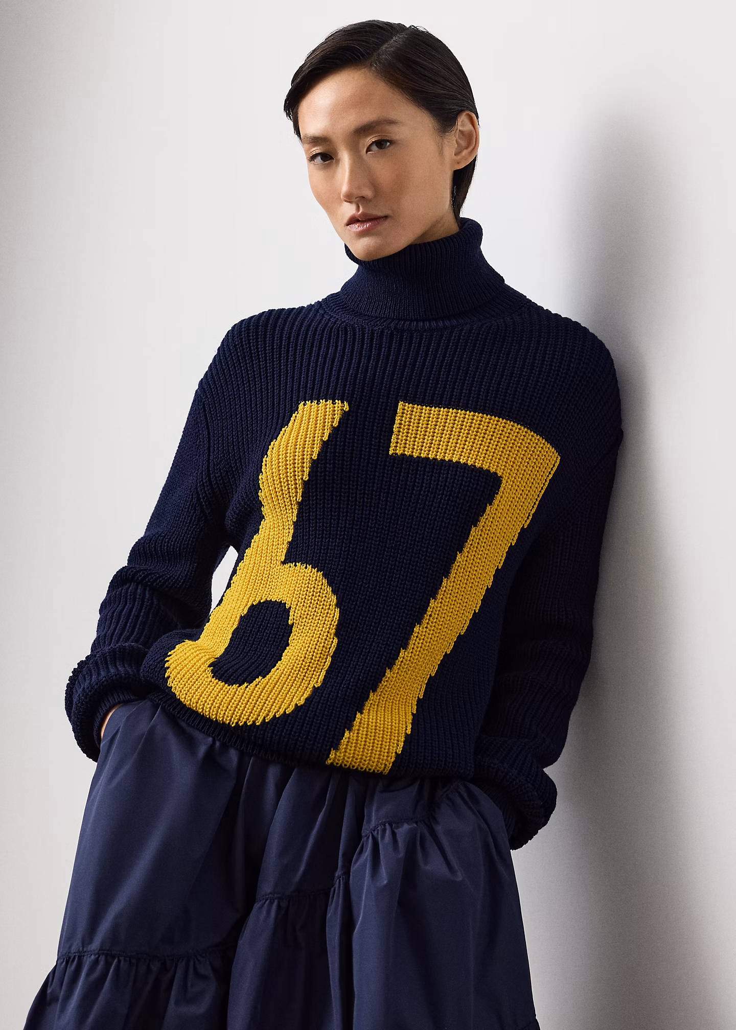 Intarsiengestrickter Rollkragenpullover - RALPH LAUREN OUTLET