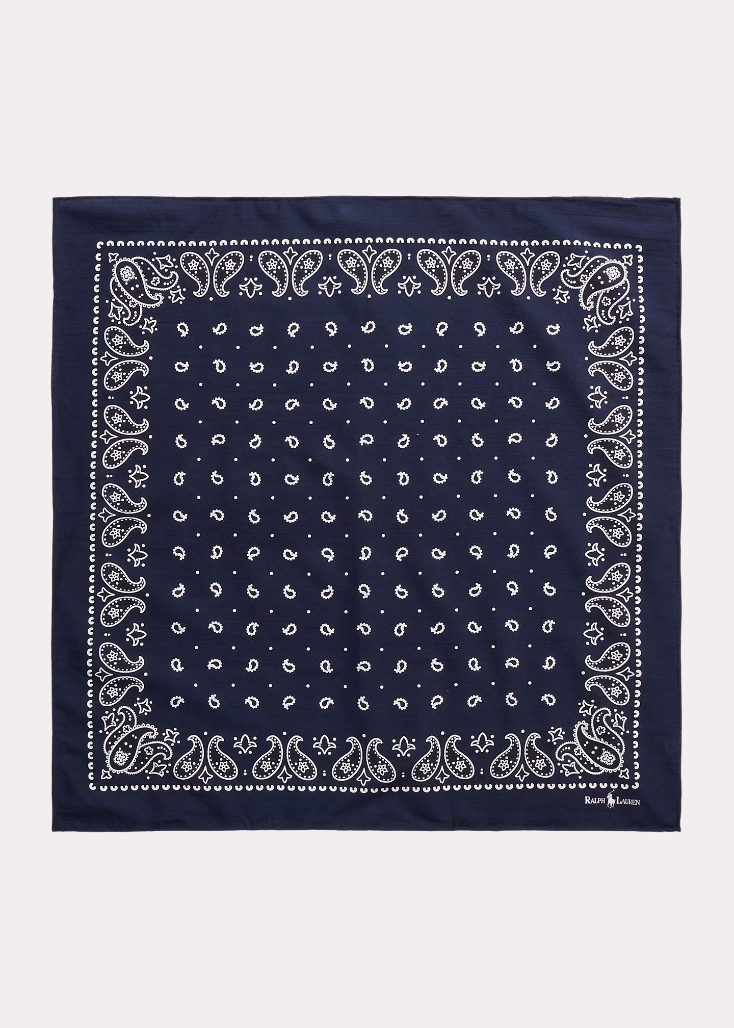 Baumwoll-Bandana mit Logo - RALPH LAUREN OUTLET